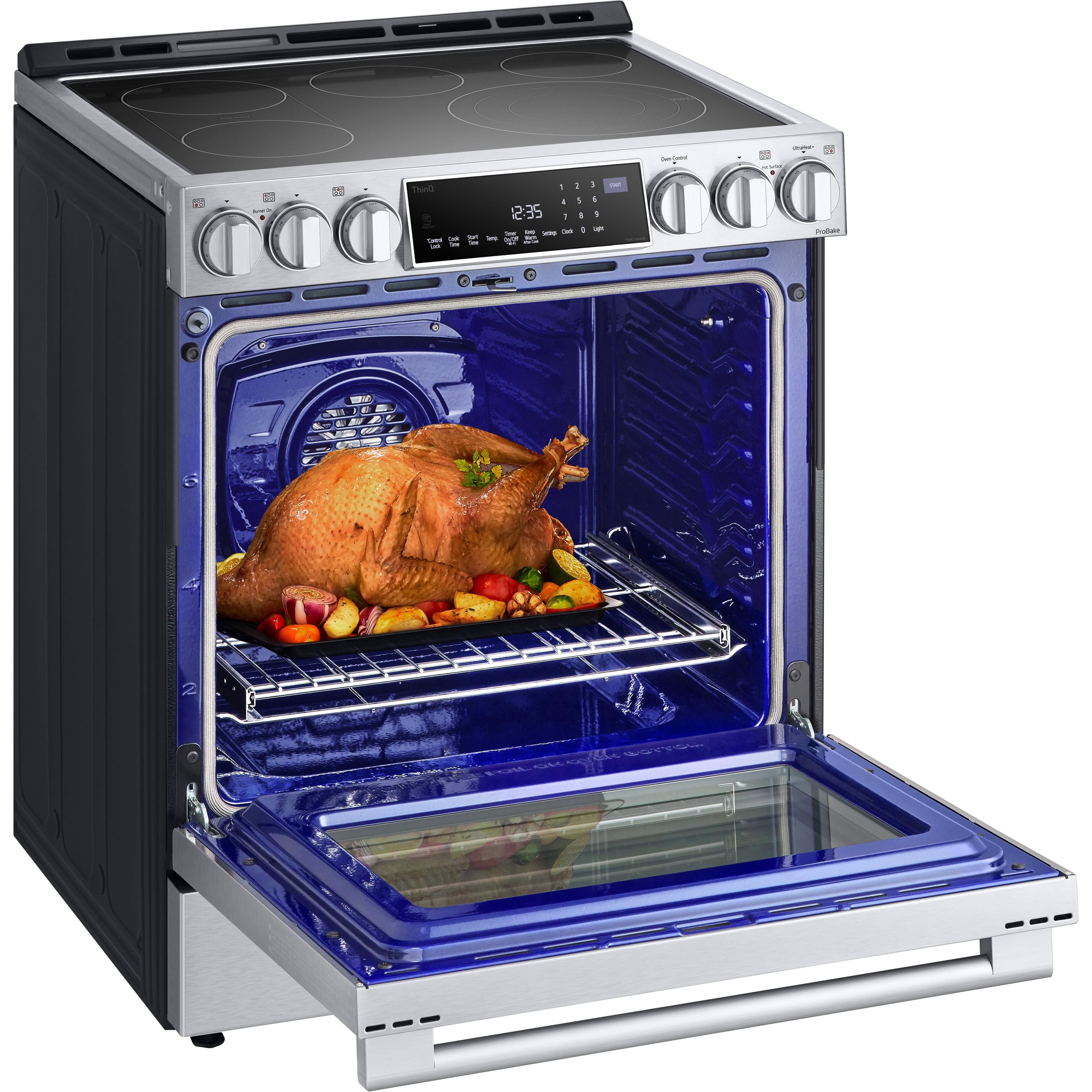 LG STUDIO Studio 30-inch Freestanding Electric Slide-in Range with ProBake Convection ™ Technology LSES6338F IMAGE 9