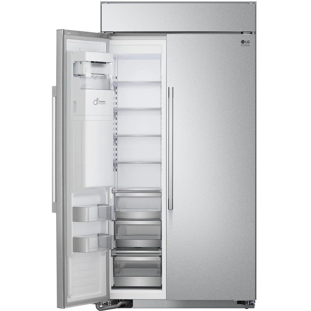 LG STUDIO Studio 42-inch, 25.6 cu.ft. Built-in Side-by-Side Refrigerator with SpacePlus™ Ice System SRSXB2622S IMAGE 4