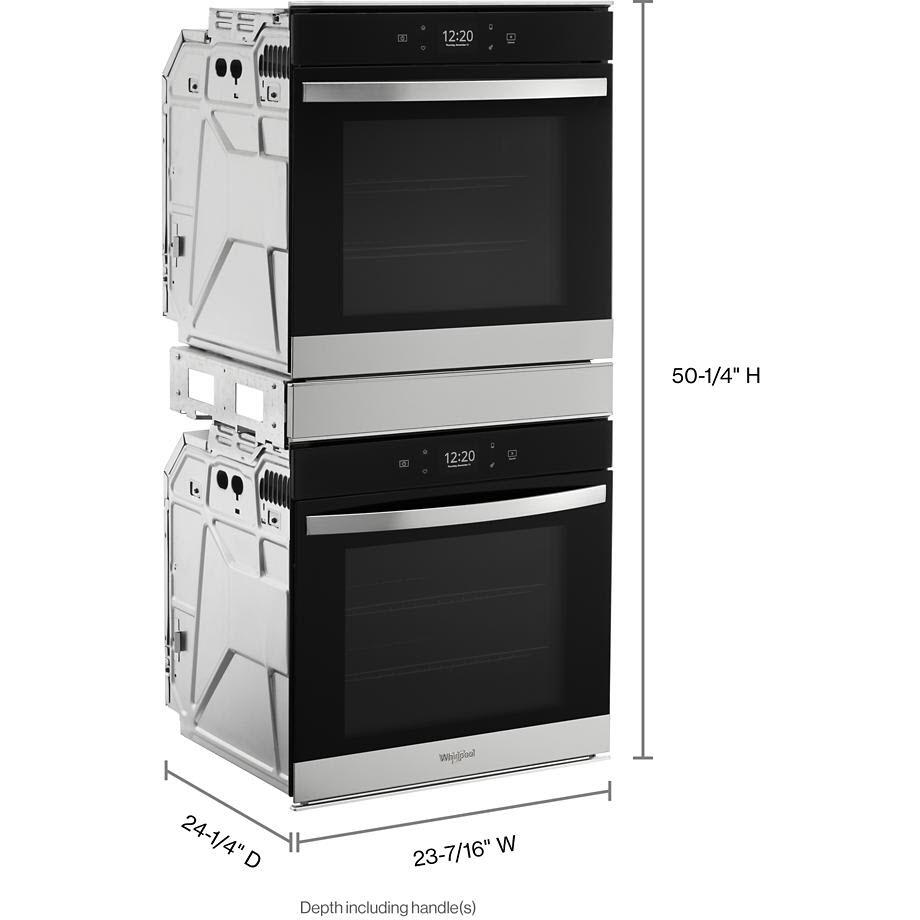 Whirlpool 24-inch, 5.8 cu. ft. Double Wall Oven with True Convection Technology WOD52ES4MZ IMAGE 6