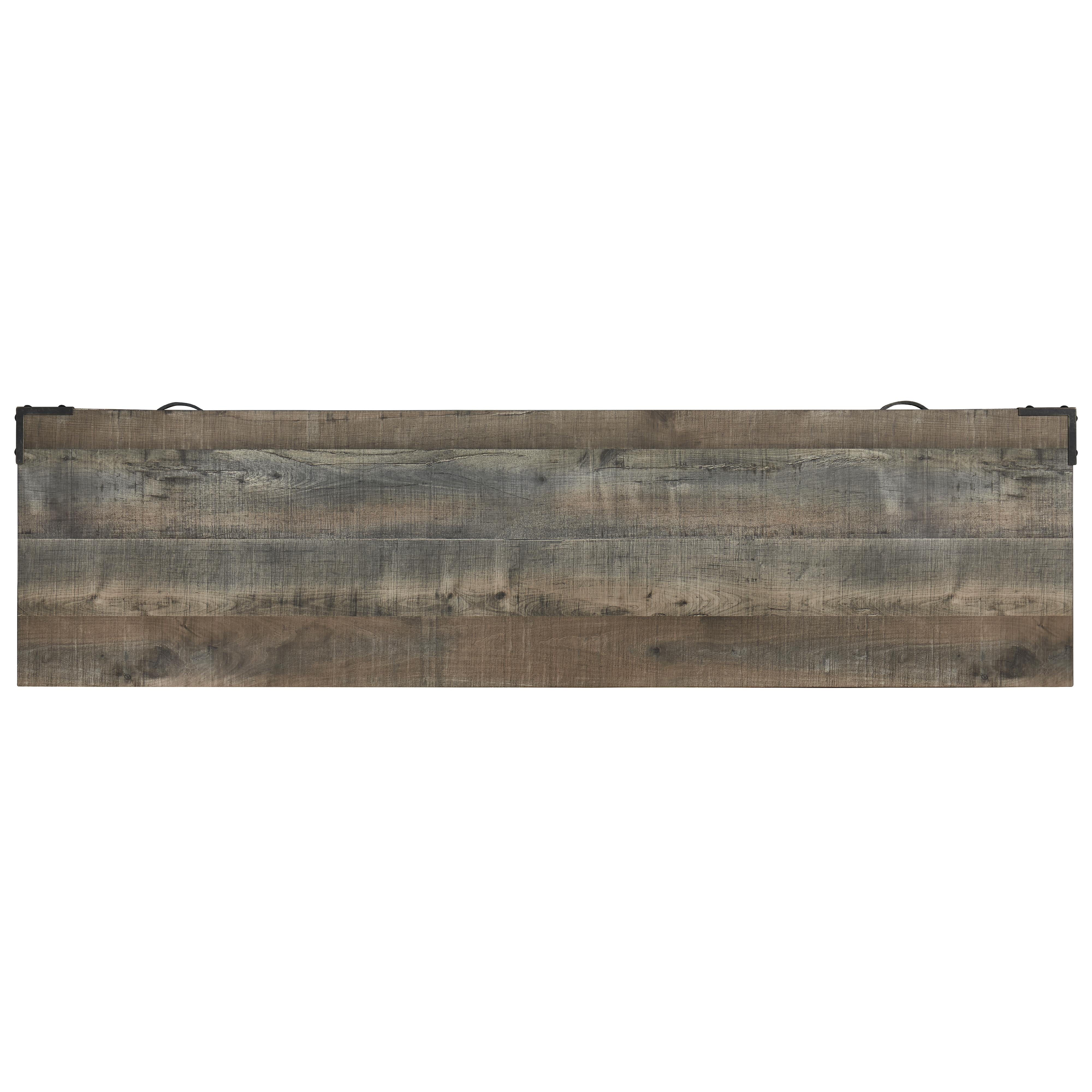 Signature Design by Ashley Trinell EW0446-268 Large TV Stand with Fireplace Option IMAGE 5