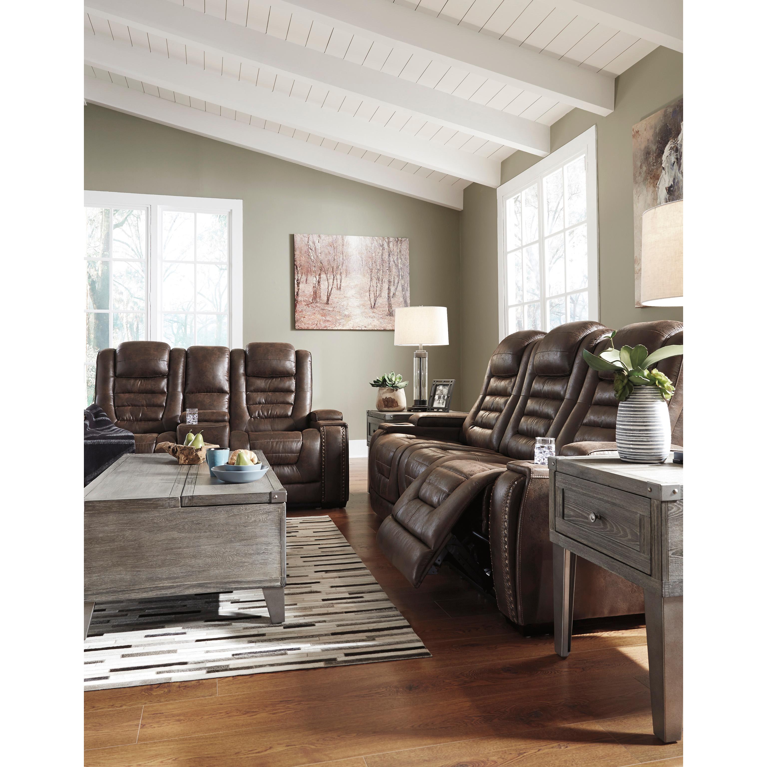 Signature Design by Ashley Game Zone 3850115C Power Reclining Sofa with Adjustable Headrest IMAGE 16