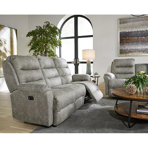 Best Home Furnishings Oren Reclining Fabric Sofa Oren S675RZ4 Reclining Sofa - Dove IMAGE 6