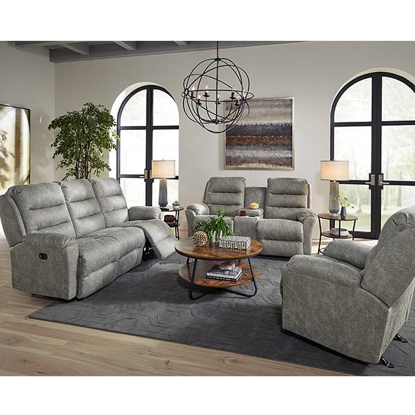 Best Home Furnishings Oren Reclining Fabric Sofa Oren S675RZ4 Reclining Sofa - Dove IMAGE 8