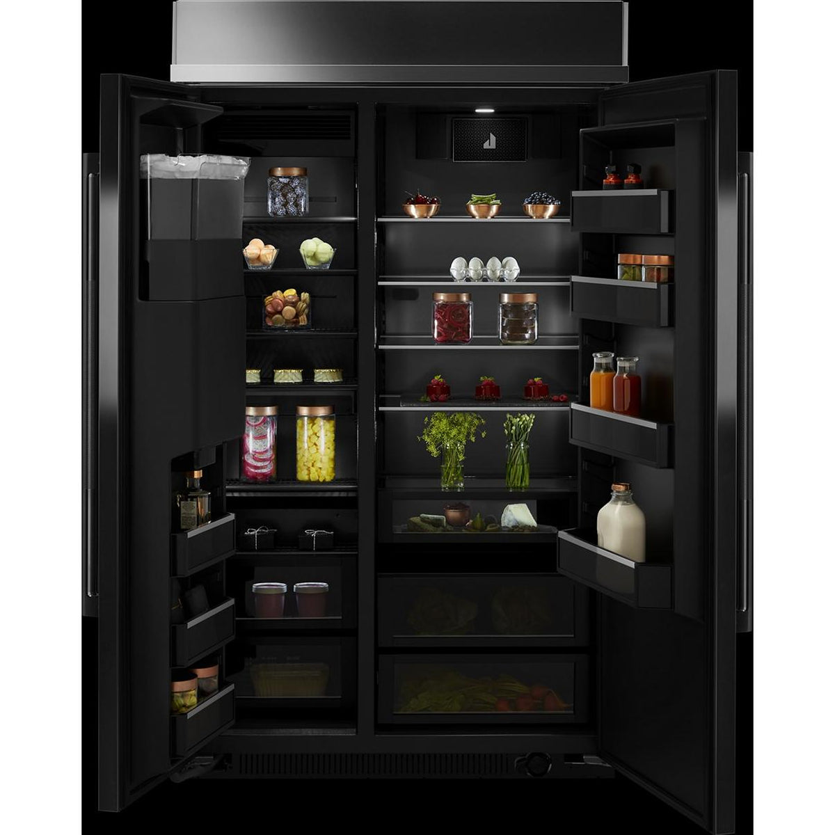 JennAir 48-inch, 29.4 cu. ft. Built-In Side-by-Side Refrigerator with External Ice and Water Dispenser JBSS48E22L IMAGE 4