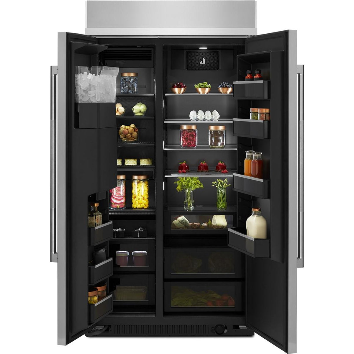 JennAir 42-inch, 25.5 cu. ft. Built-In Side-by-Side Refrigerator with External Ice and Water Dispenser JBSS42E22L IMAGE 2