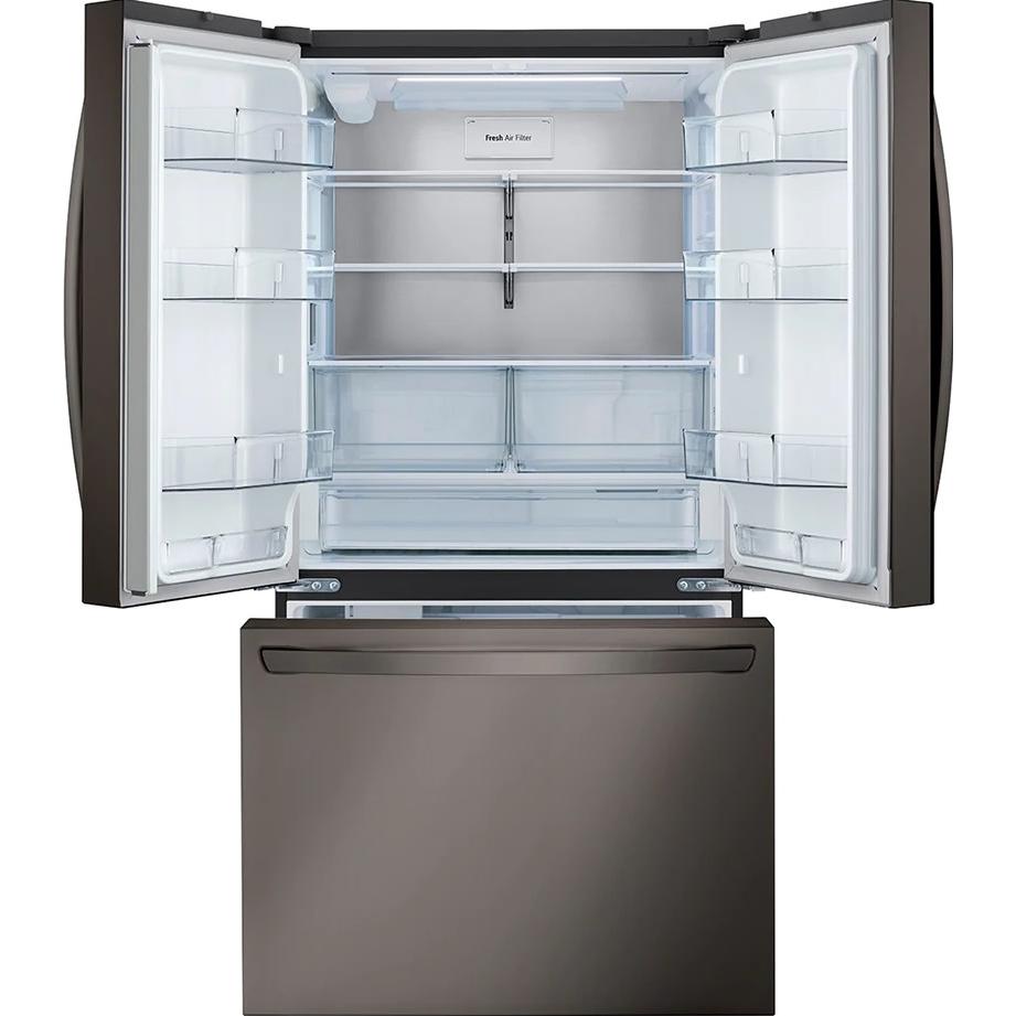 LG 36-inch, 27 cu. ft. Counter-Depth Refrigerator Bottom Freezer Refrigerator LRFLC2706D IMAGE 4