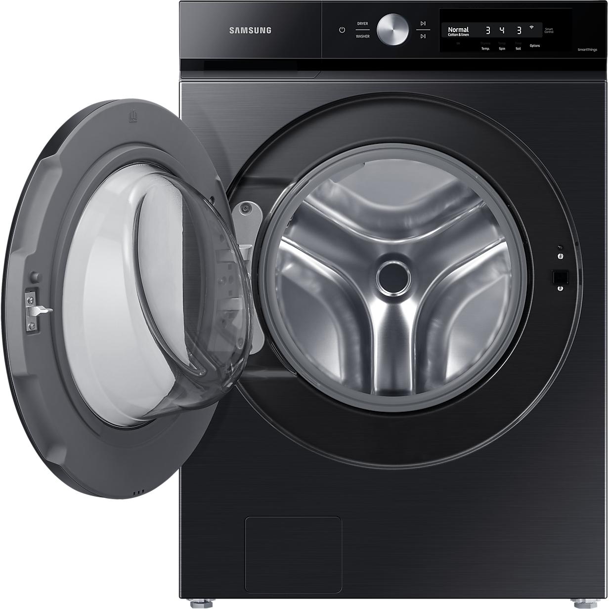 Samsung Bespoke 5.3 cu. ft. Large Capacity Washer with Super Speed and AI Smart Dial WF46BB6700AVUS IMAGE 2