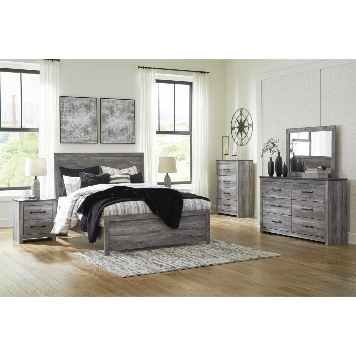 Signature Design by Ashley Bronyan B1290B2 Queen Panel Bed IMAGE 8
