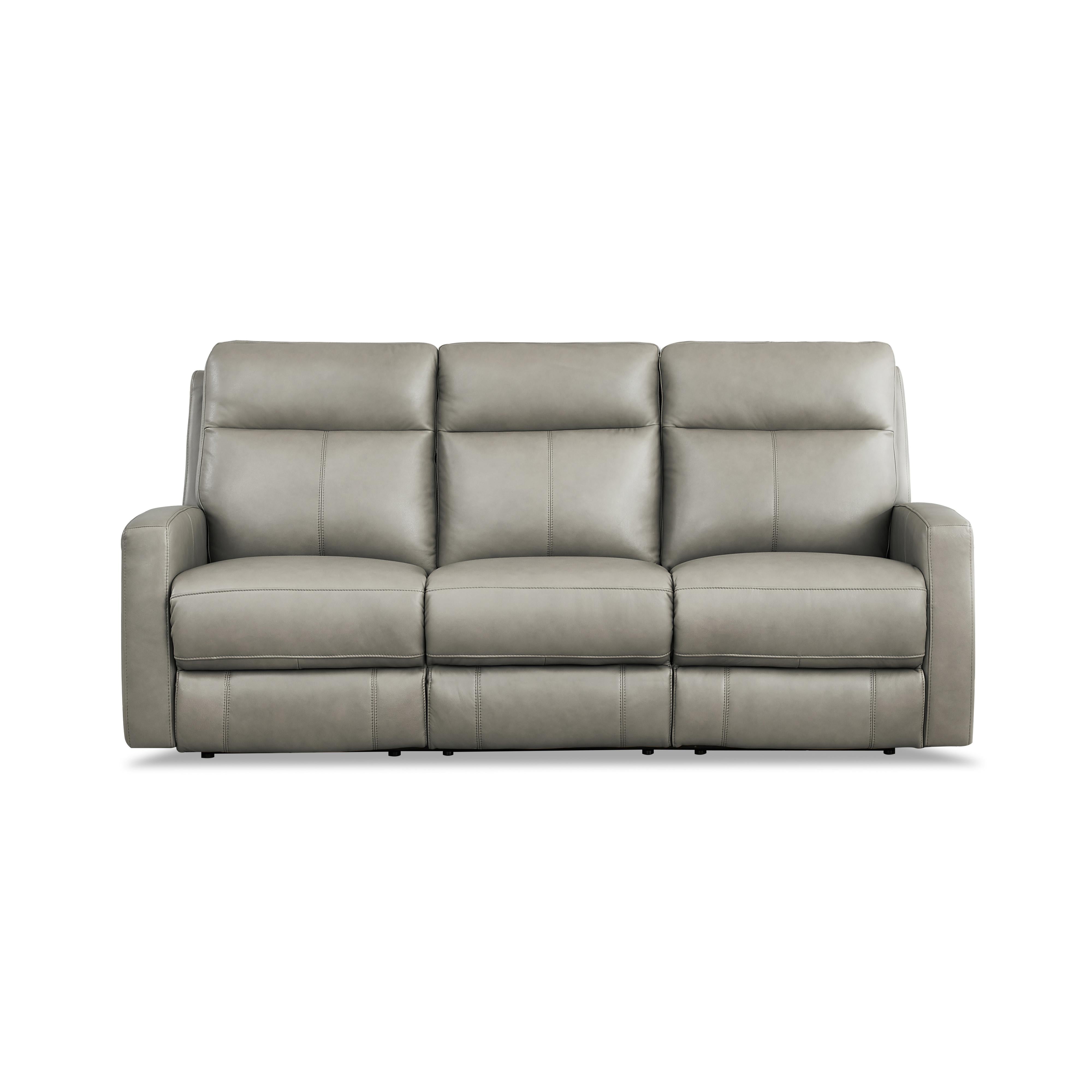Amax Leather Modena 6806 Power Reclining Sofa - Bravo Concrete IMAGE 1