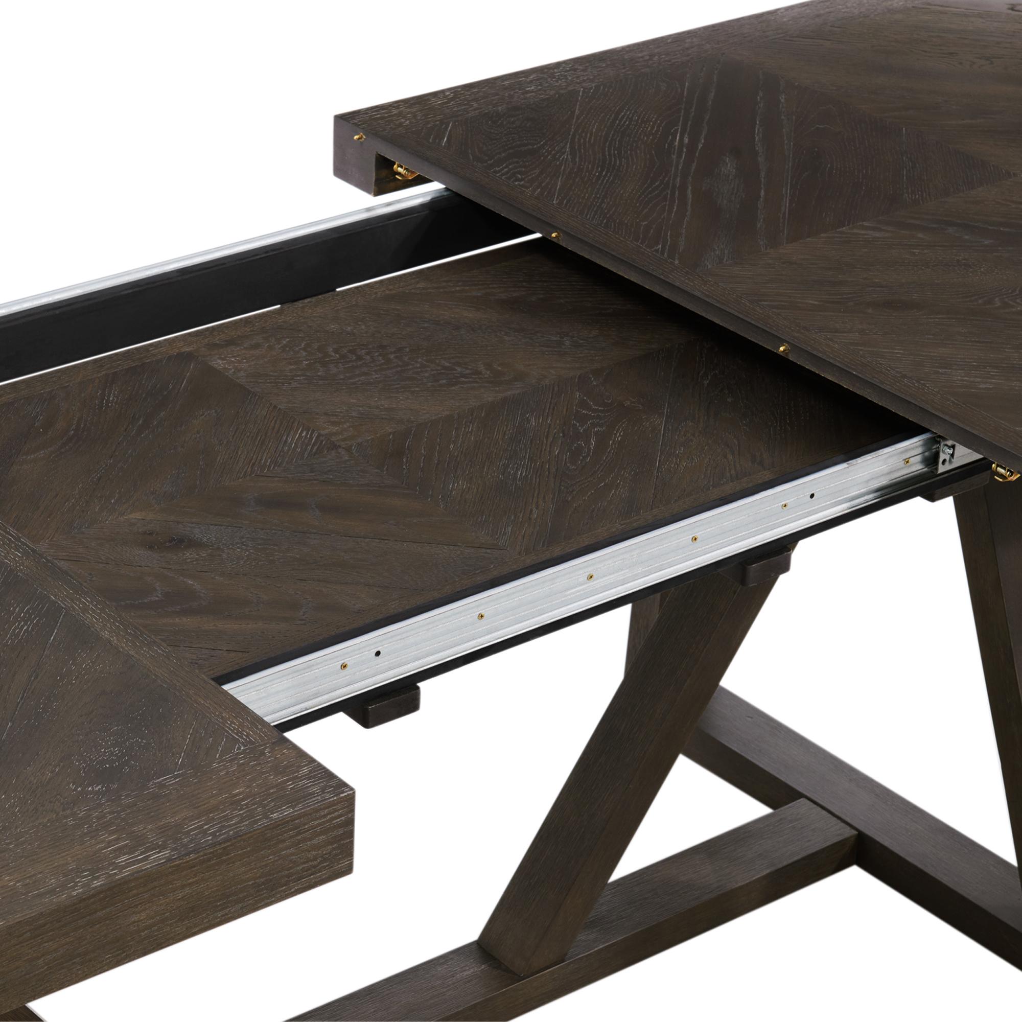 Intercon Furniture Hearst Dining Table with Trestle Base HR-TA-42101-RCV-BSE/HR-TA-42101-RCV-TOP IMAGE 3