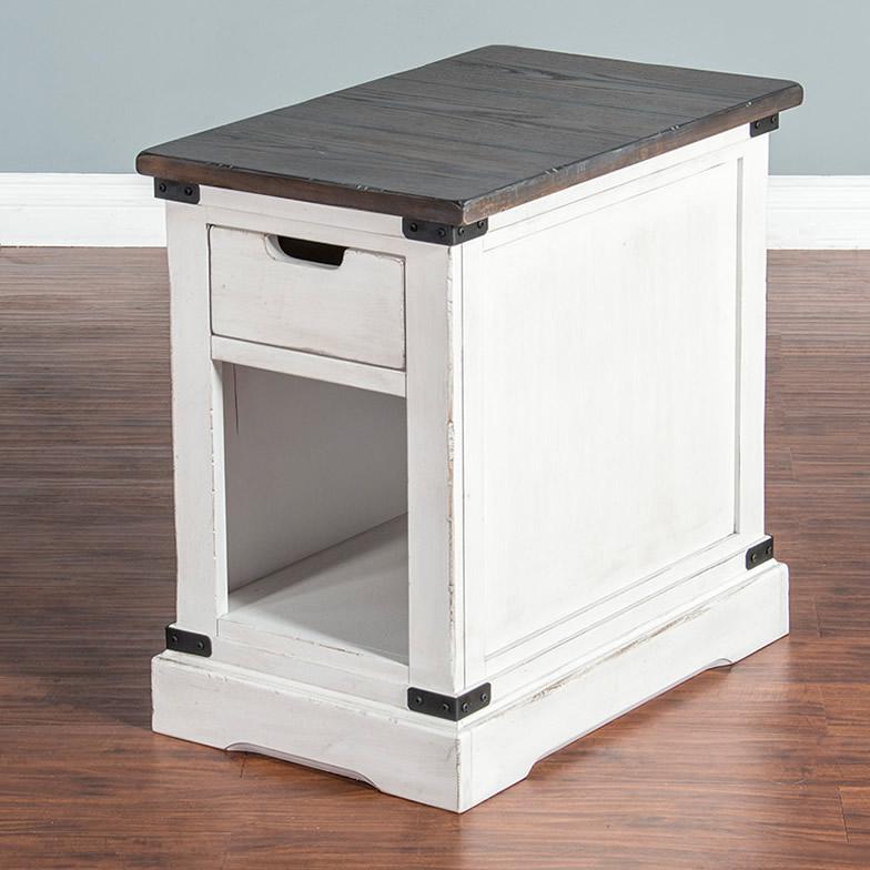 Sunny Designs French Country Chairside Table 3270FC2-CS IMAGE 1