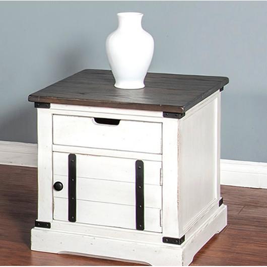 Sunny Designs French Country End Table 3270FC2-E IMAGE 1