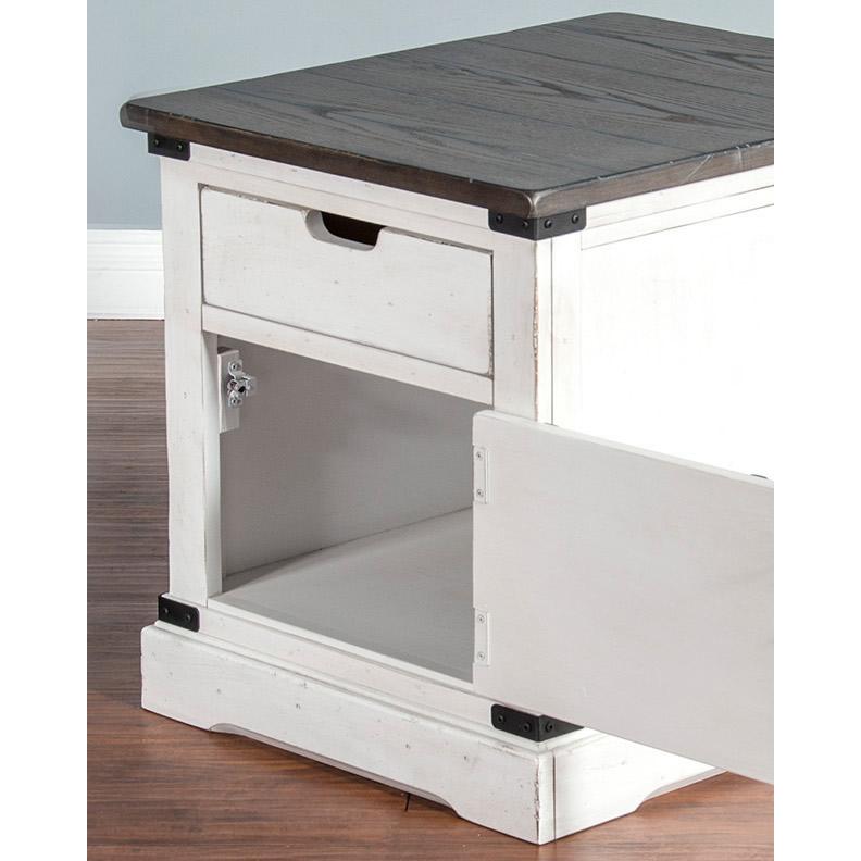 Sunny Designs French Country End Table 3270FC2-E IMAGE 3
