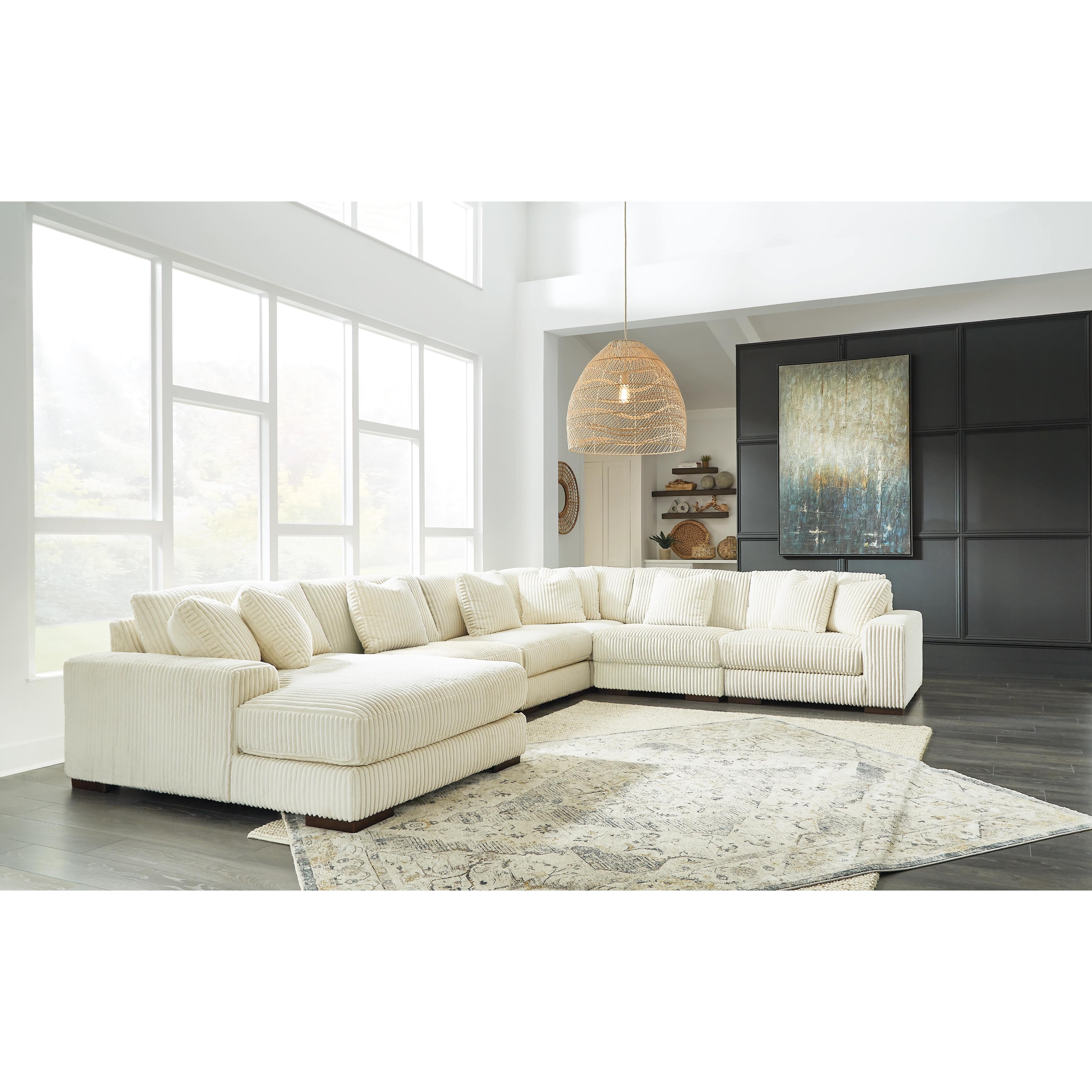 Signature Design by Ashley Lindyn 21104S11 6 pc Sectional with Chaise IMAGE 2