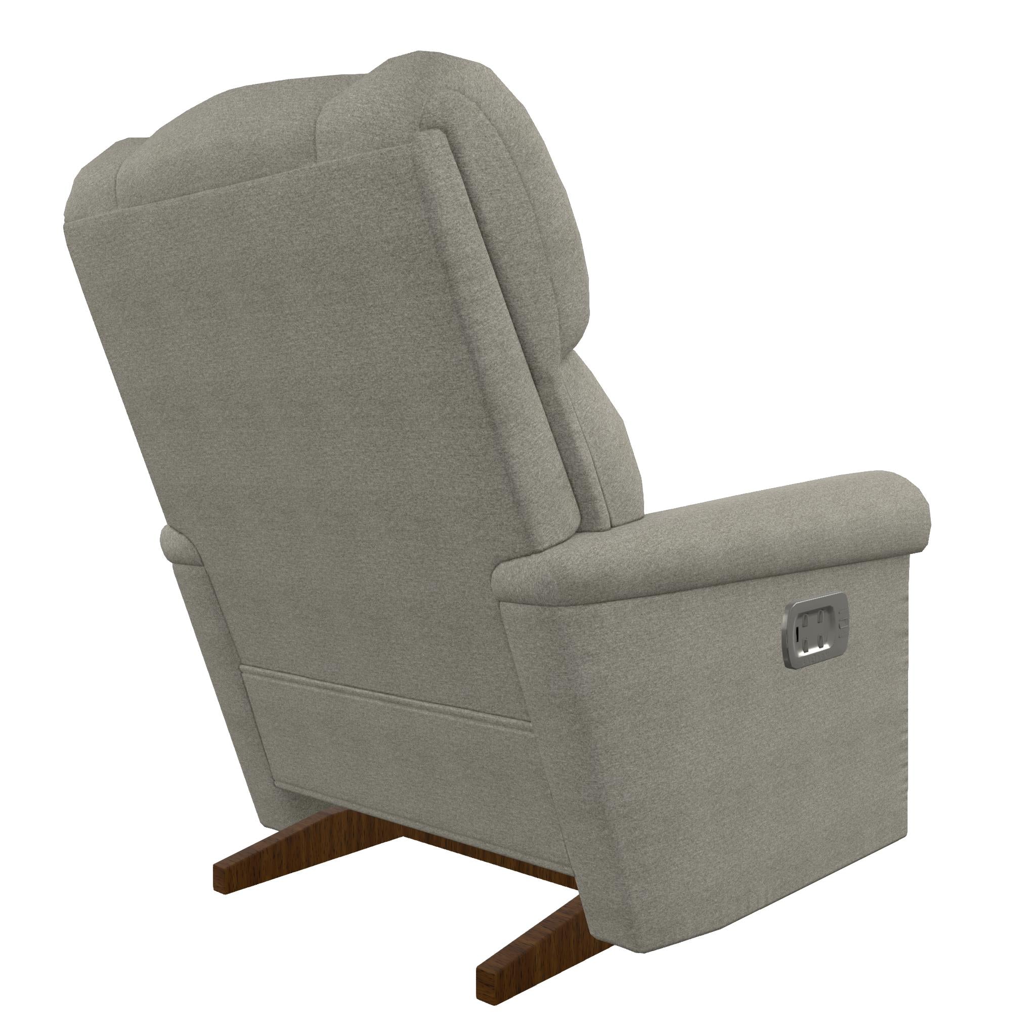 La-Z-Boy Pinnacle Power Rocking Recliner w/ Headrest - Dove IMAGE 4