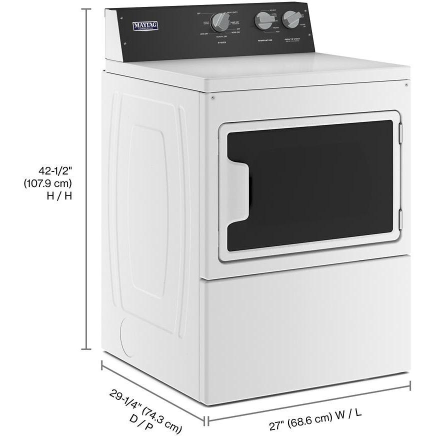 Maytag 7.4 cu. ft. Electric Dryer with Intellidry® Sensor YMEDP586GW IMAGE 14