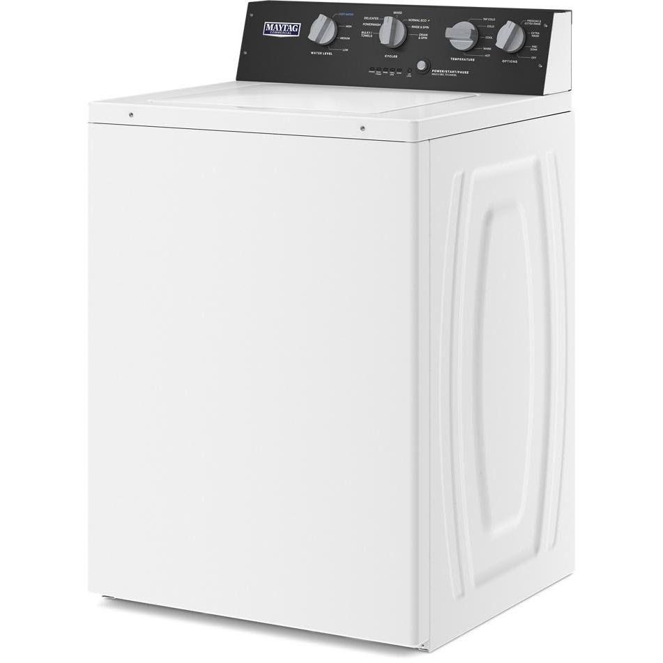 Maytag Commercial Laundry 4.0 cu. ft. Top Loading Washer with Dual-Action Agitator MVWP586GW IMAGE 2