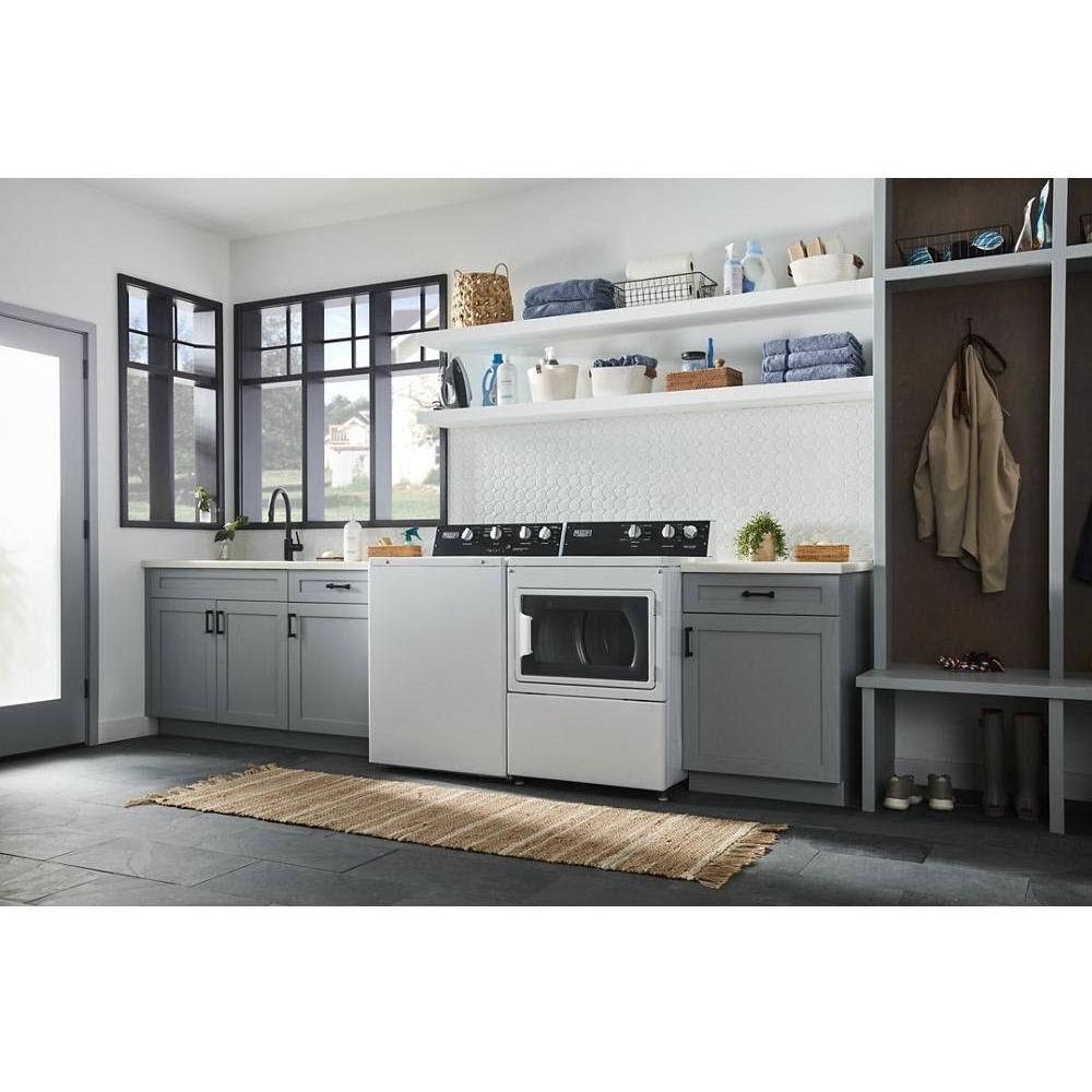 Maytag Commercial Laundry 4.0 cu. ft. Top Loading Washer with Dual-Action Agitator MVWP586GW IMAGE 8