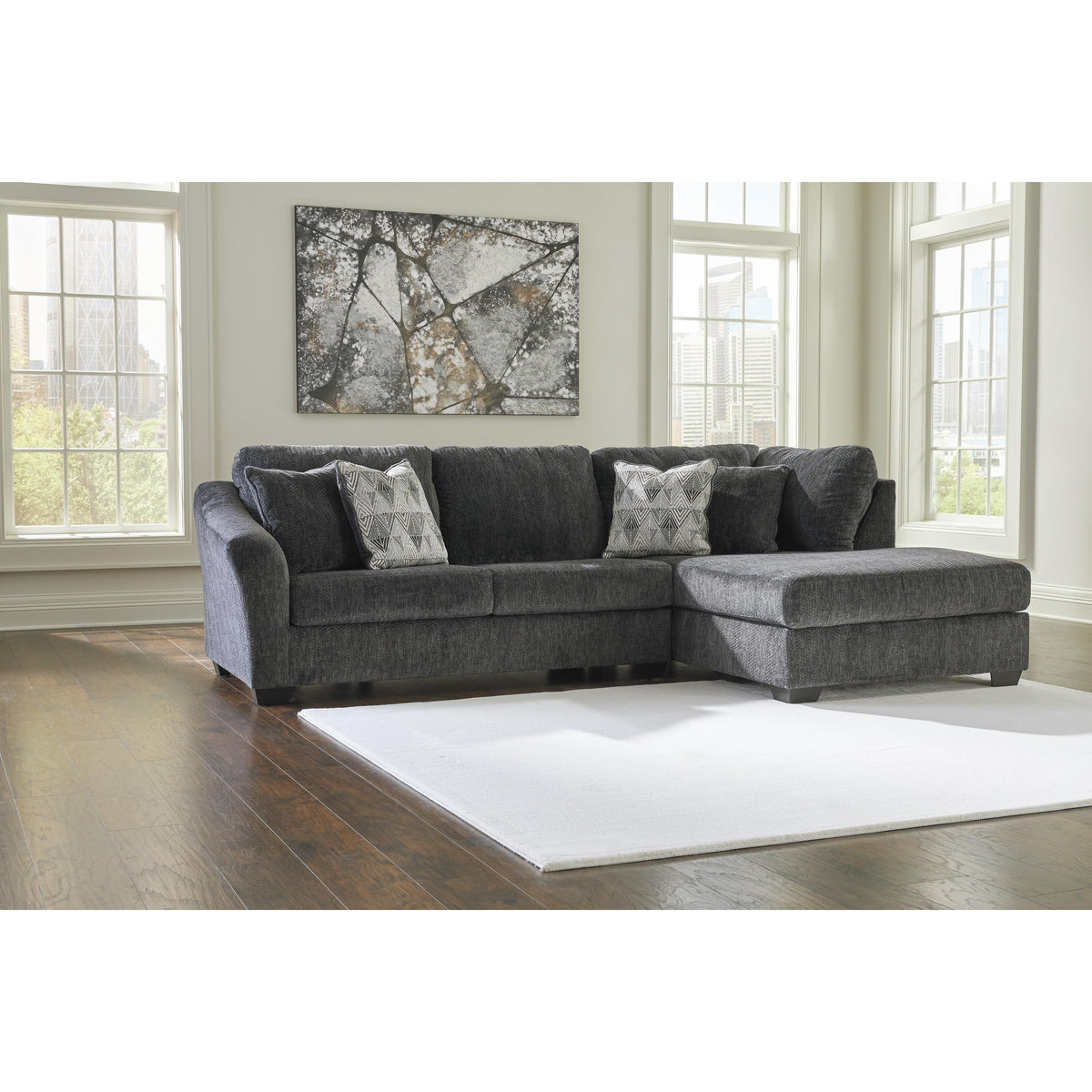 Signature Design by Ashley Biddeford 35504S2 2 pc Sectional with Chaise IMAGE 2