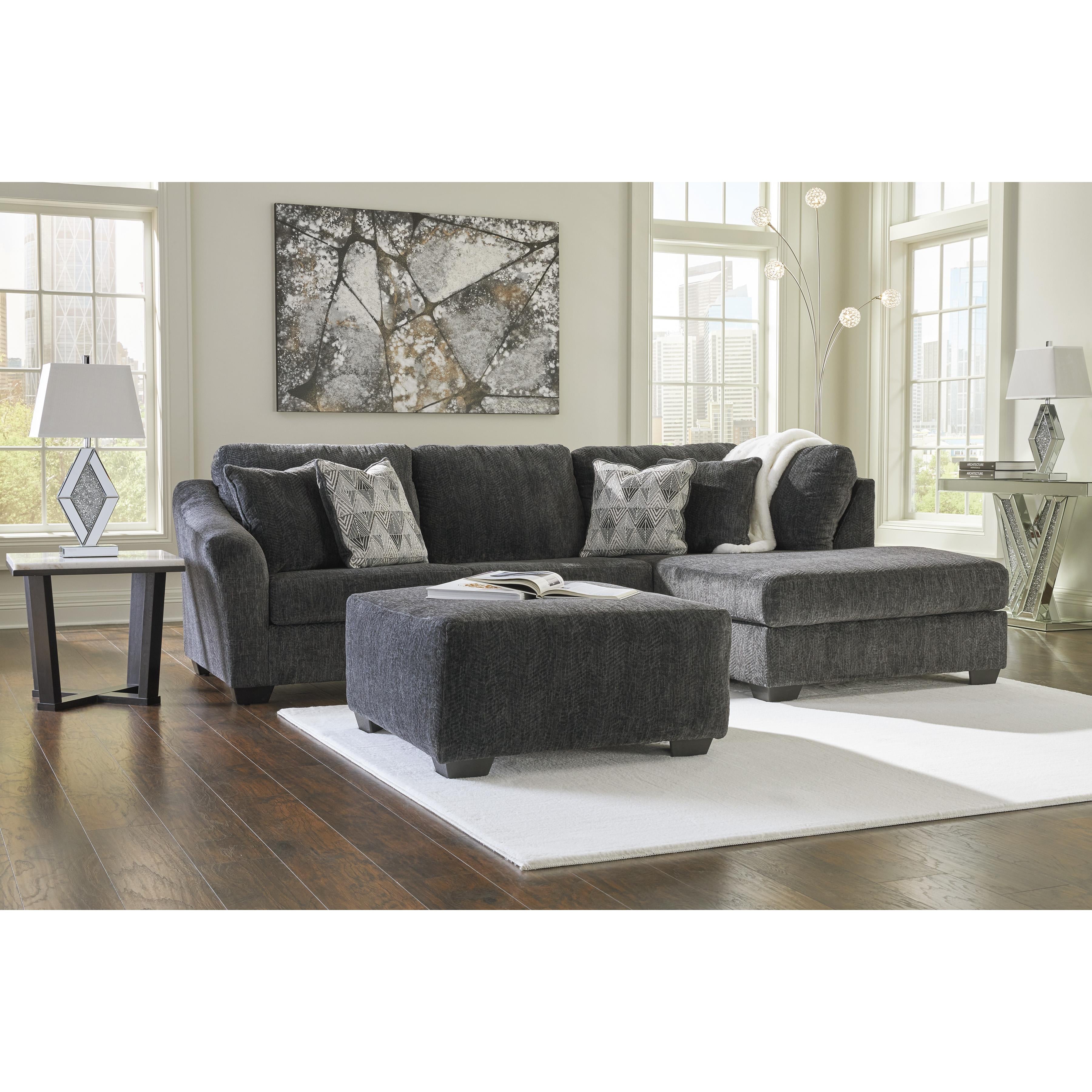 Signature Design by Ashley Biddeford 35504S4 2 pc Sleeper Sectional with Chaise IMAGE 7