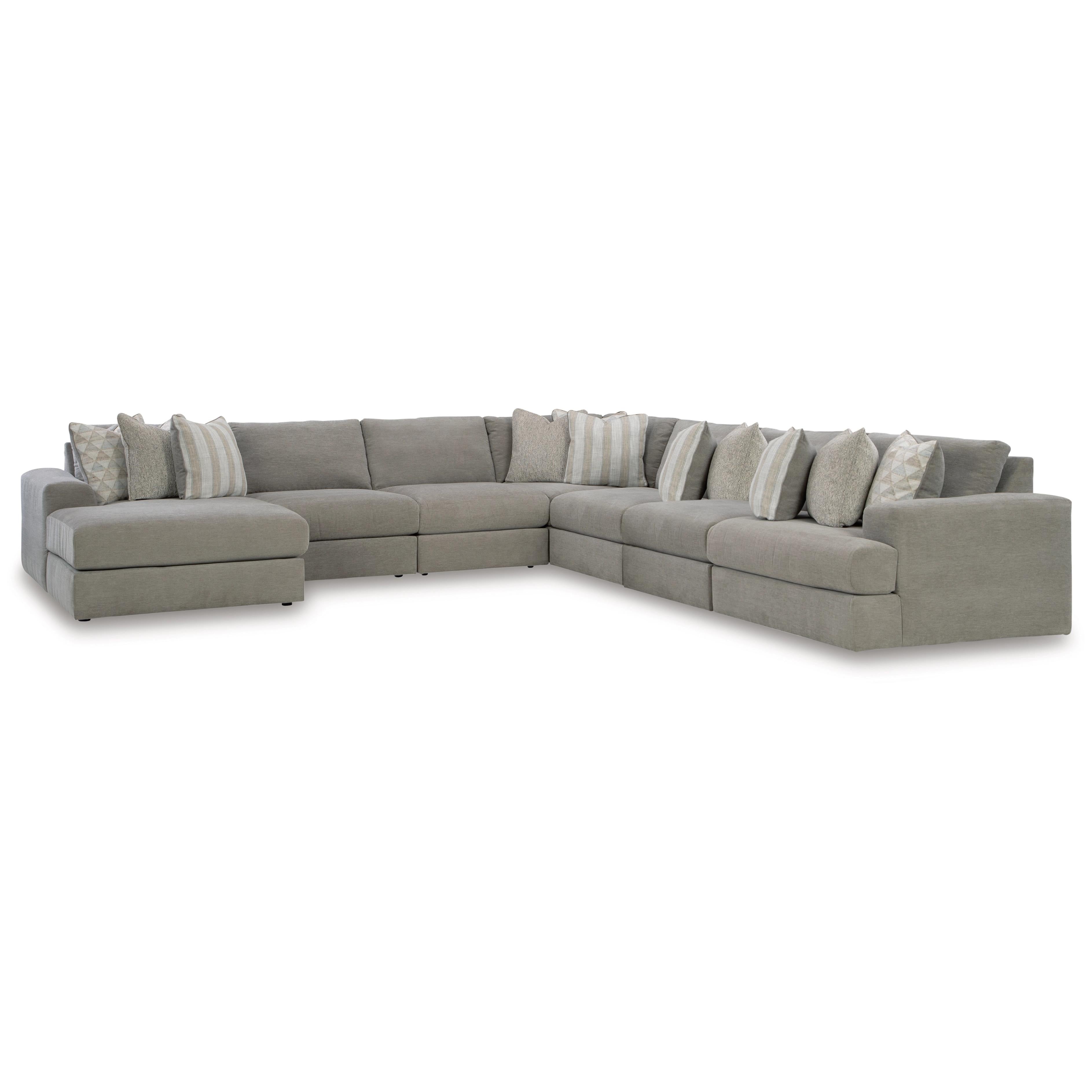 Signature Design by Ashley Avaliyah 58103S9 7 pc Sectional with Chaise IMAGE 1