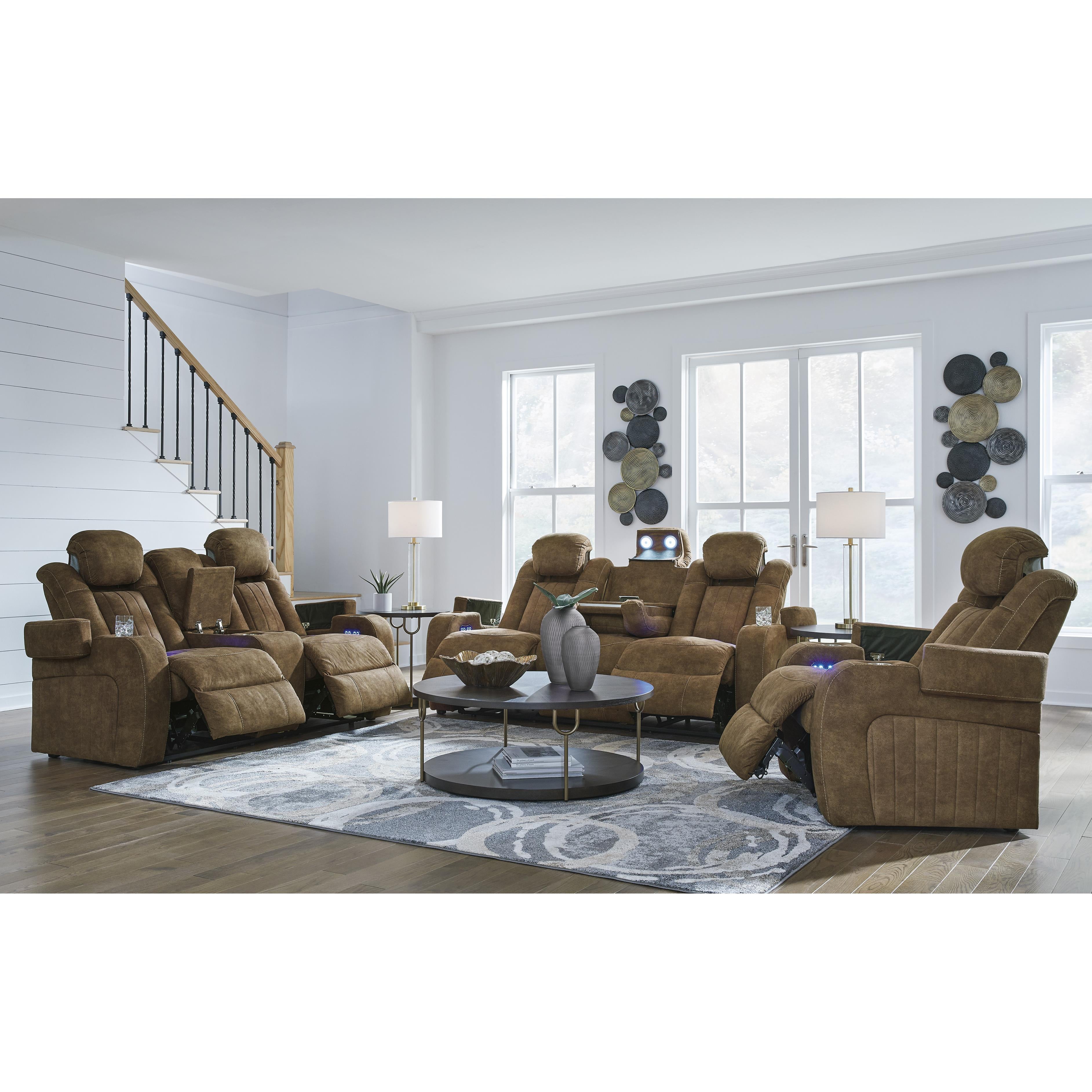 Signature Design by Ashley Wolfridge 6070315 Power Reclining Sofa with Adjustable Headrest IMAGE 18