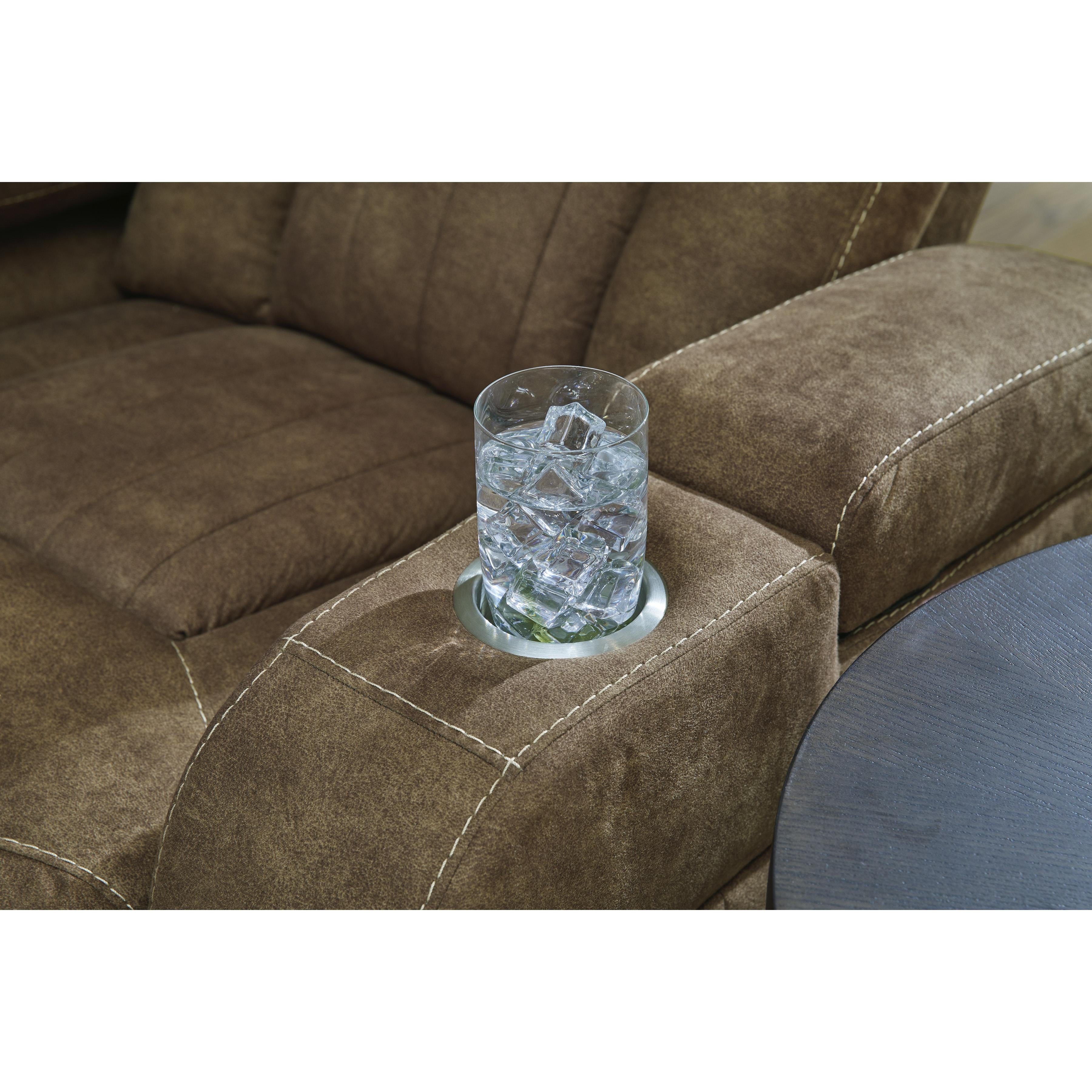 Signature Design by Ashley Wolfridge 6070318 Power Reclining Loveseat with Console and Adjustable Headrest IMAGE 10