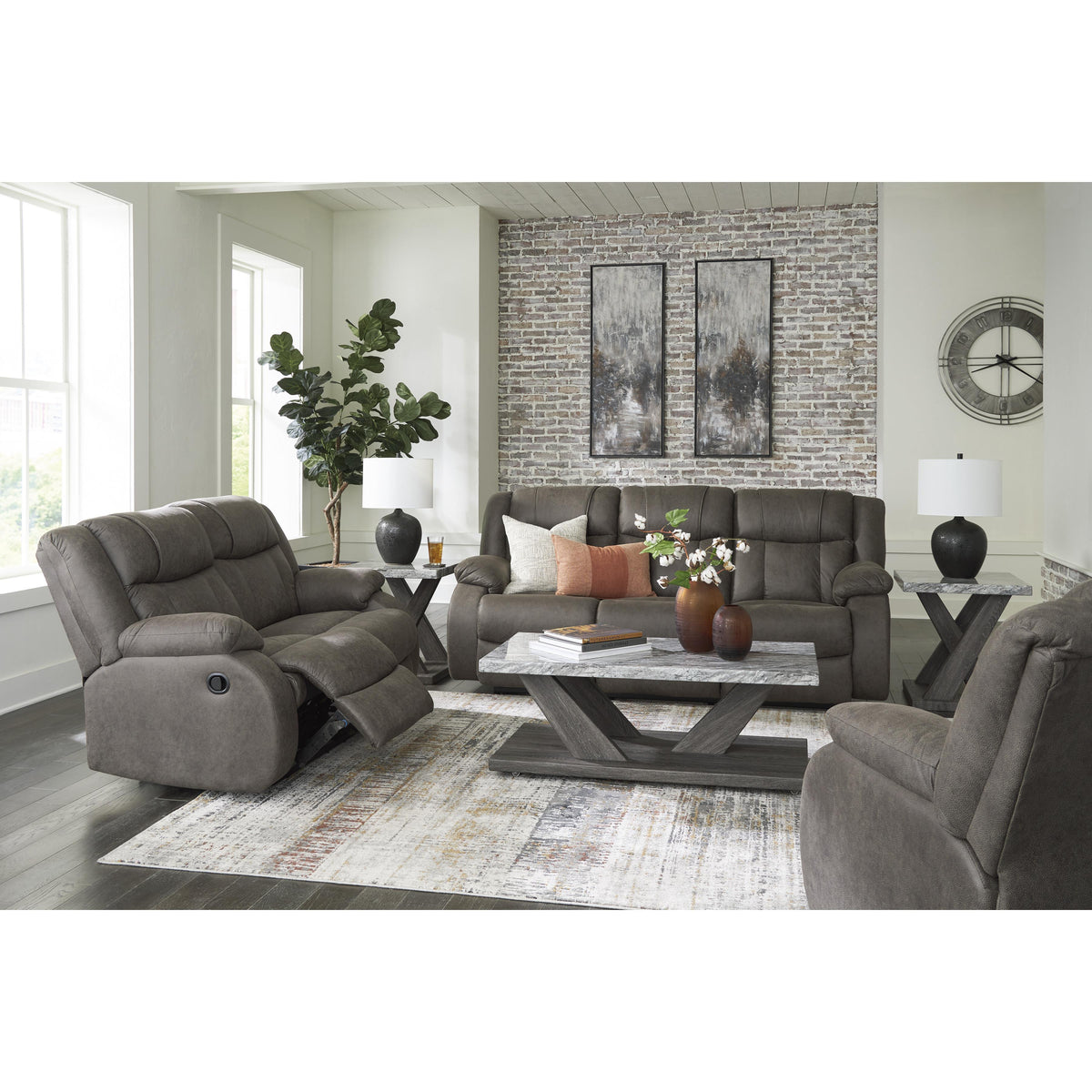 Signature Design by Ashley First Base 6880488 Reclining Sofa IMAGE 12