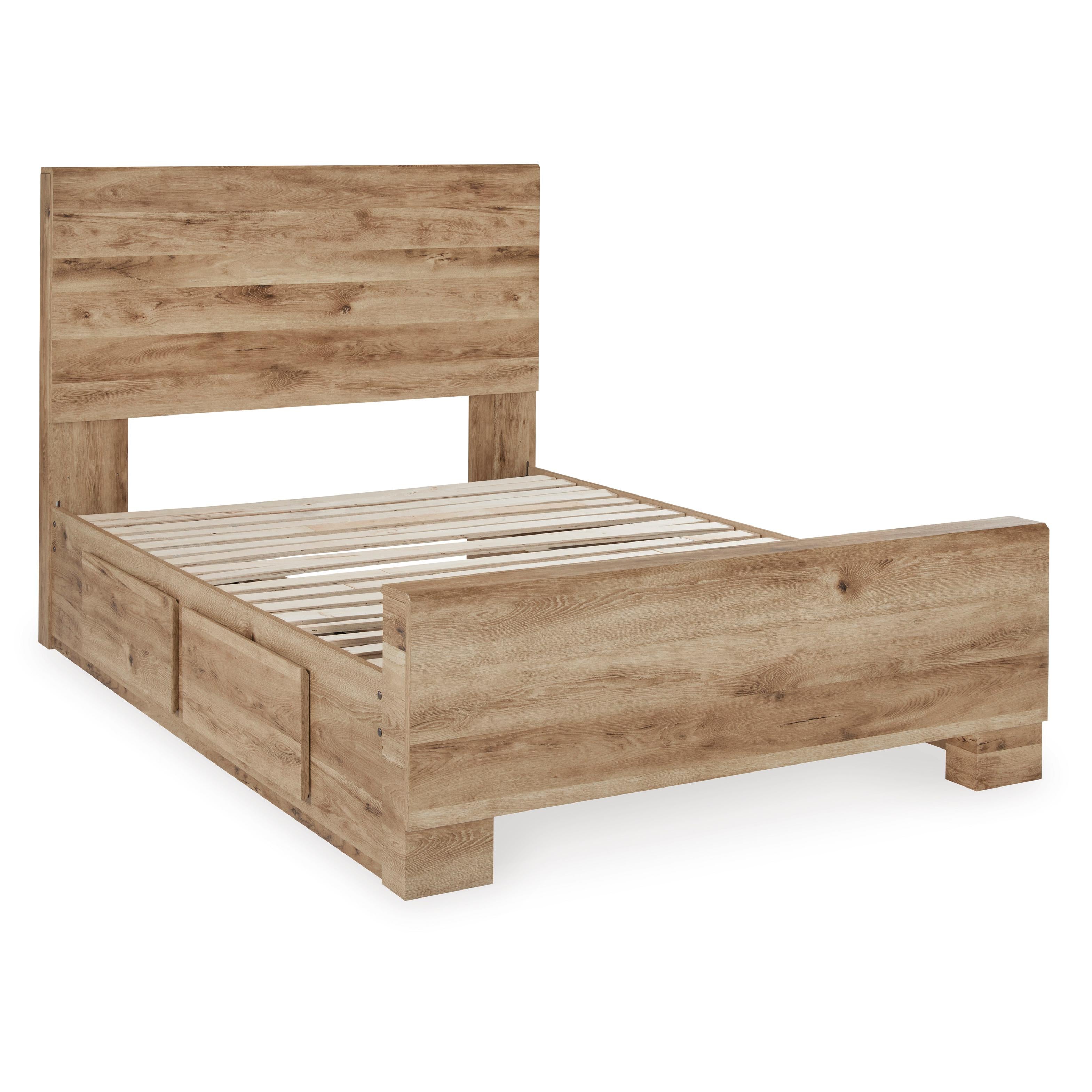 Signature Design by Ashley Hyanna B1050B25 Full Panel Bed with 1 Side Storage IMAGE 4