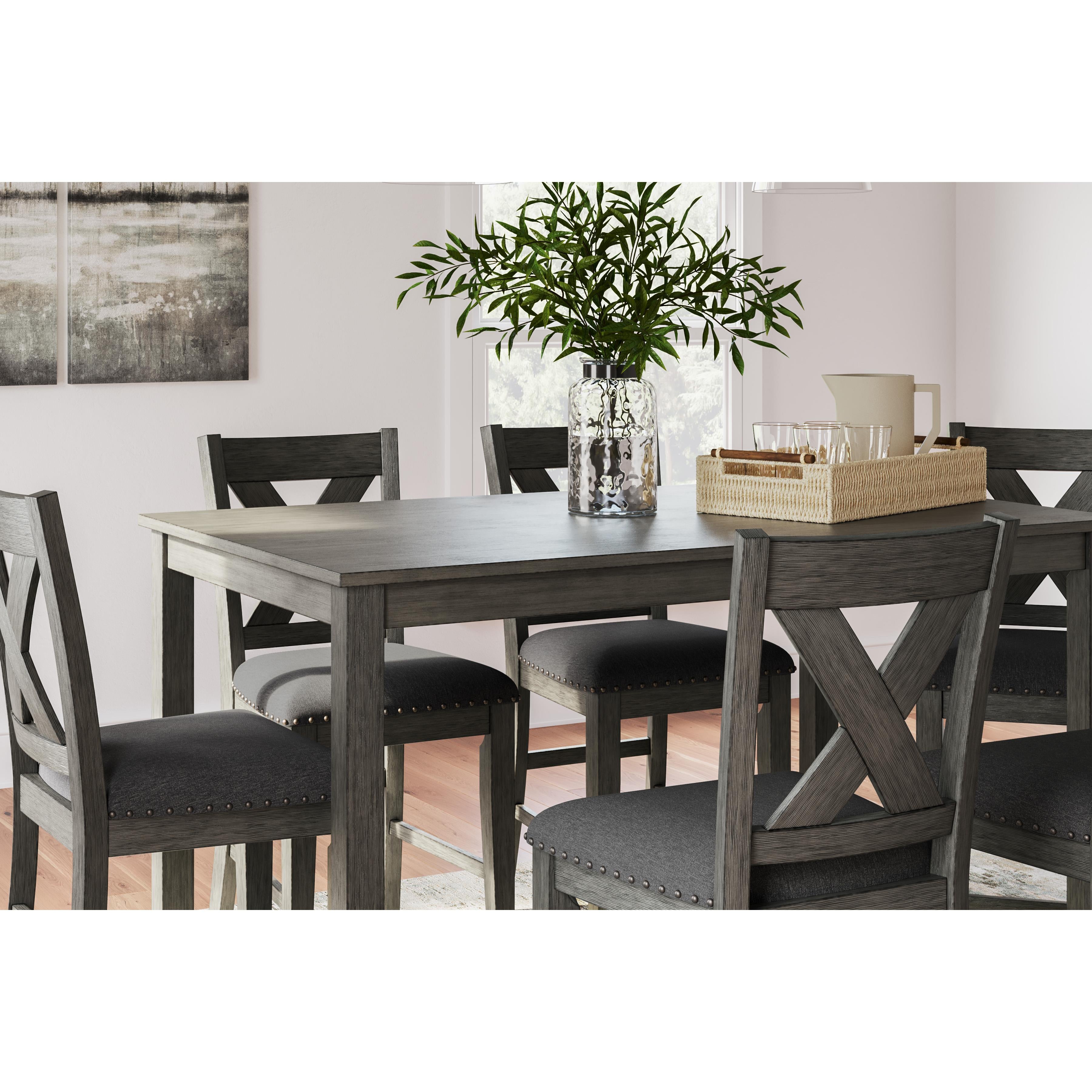 Signature Design by Ashley Caitbrook D388-423 Rectangular Dining Room Counter Table Set IMAGE 5