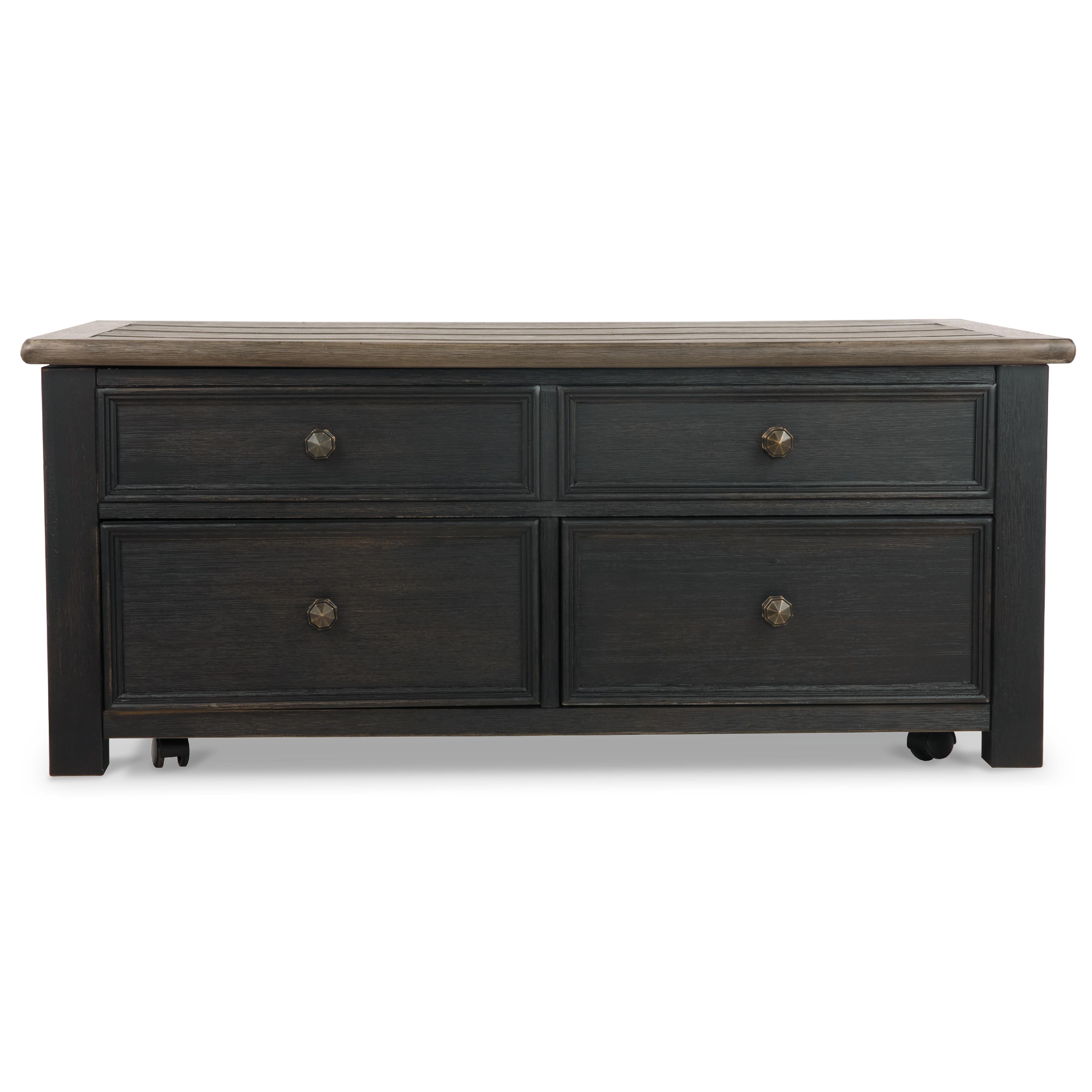 Signature Design by Ashley Tyler Creek T736T3 Coffee Table and 2 End Tables with Console IMAGE 12