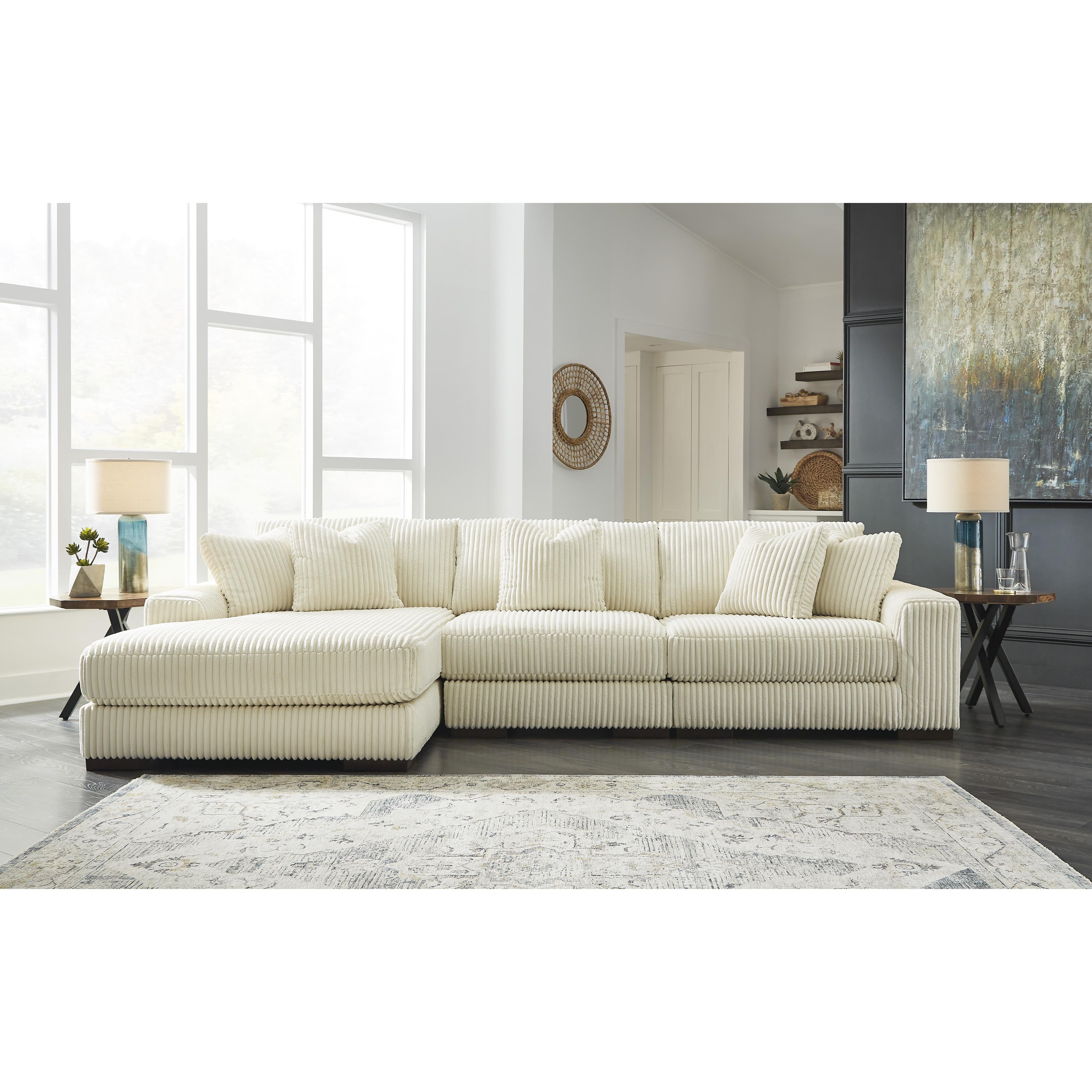 Signature Design by Ashley Lindyn 21104S13 3 pc Sectional with Chaise IMAGE 2