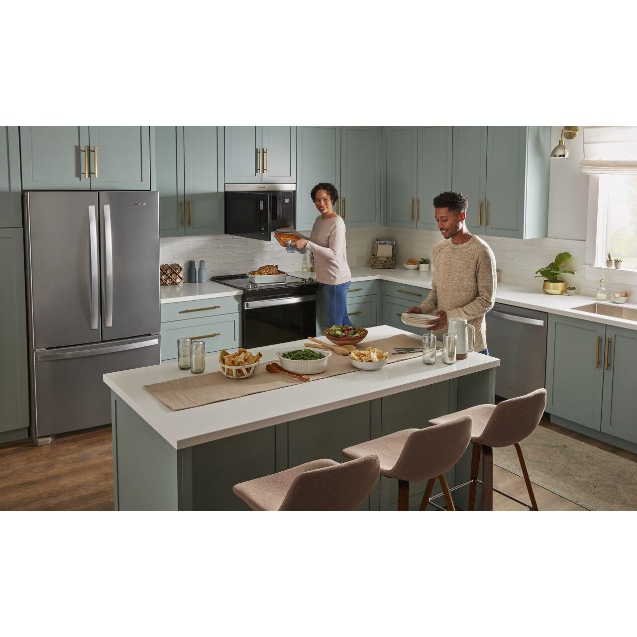 Whirlpool 30-inch, 1.1 cu. ft. Over-the-Range Microwave Oven YWMMF5930PW IMAGE 18
