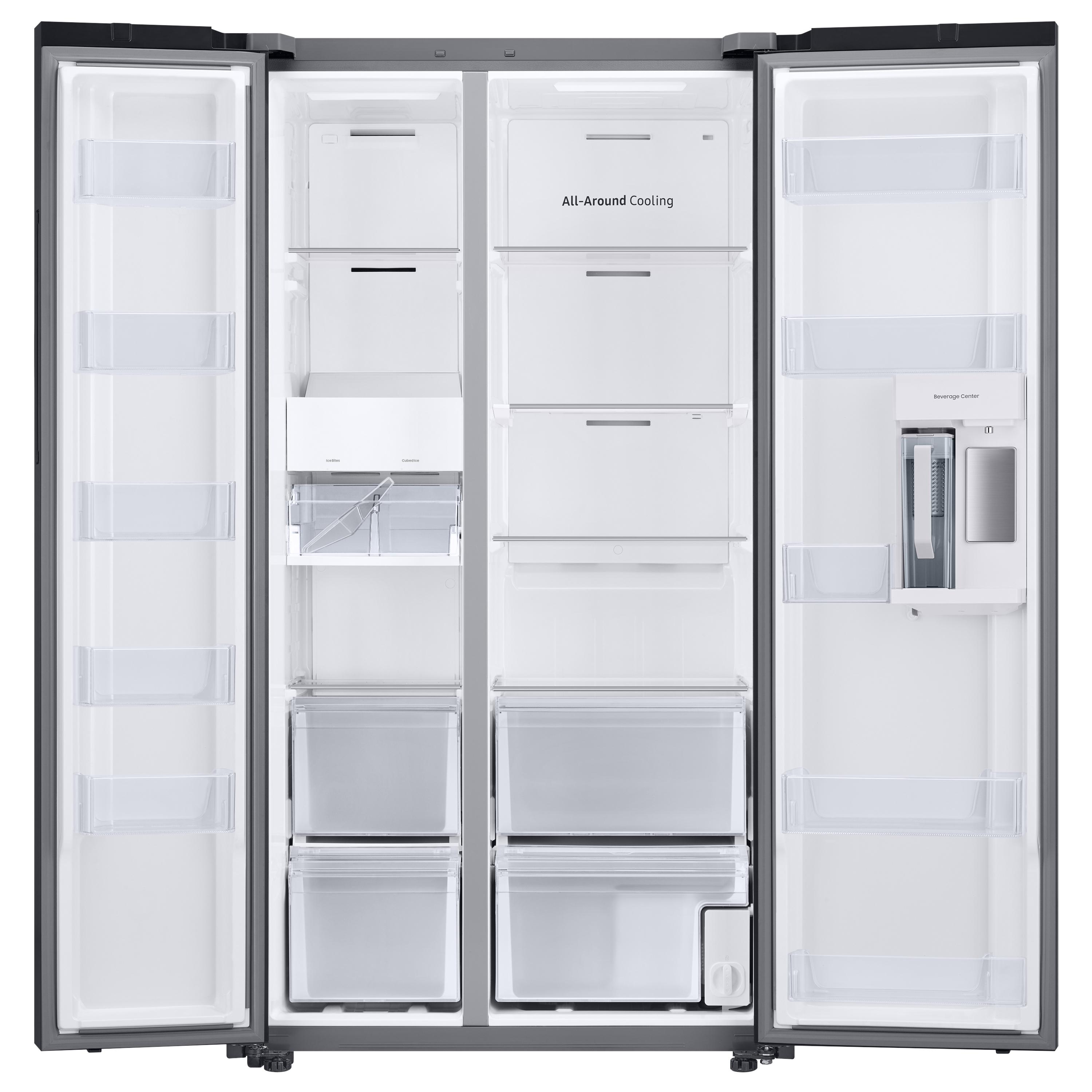 Samsung Bespoke 36-inch, 22.6 cu. ft. Counter-Depth Side-by-Side Refrigerator with Beverage Center™ RS23CB760012AA IMAGE 2