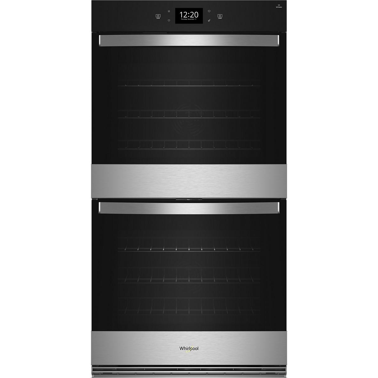 Whirlpool 30-inch 10.0 cu. ft. Double Wall Oven with Air Fry WOED7030PZ IMAGE 1