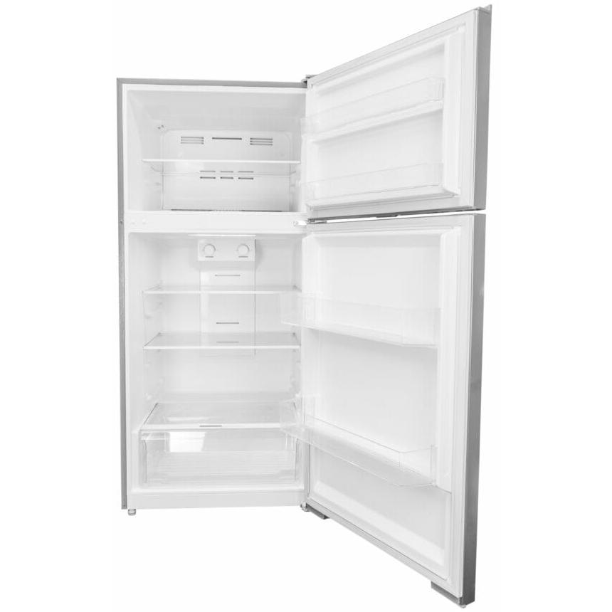 Danby 14.2 cu. ft. Apartment Size Top Freezer Refrigerator DFF142E1SSDB IMAGE 3
