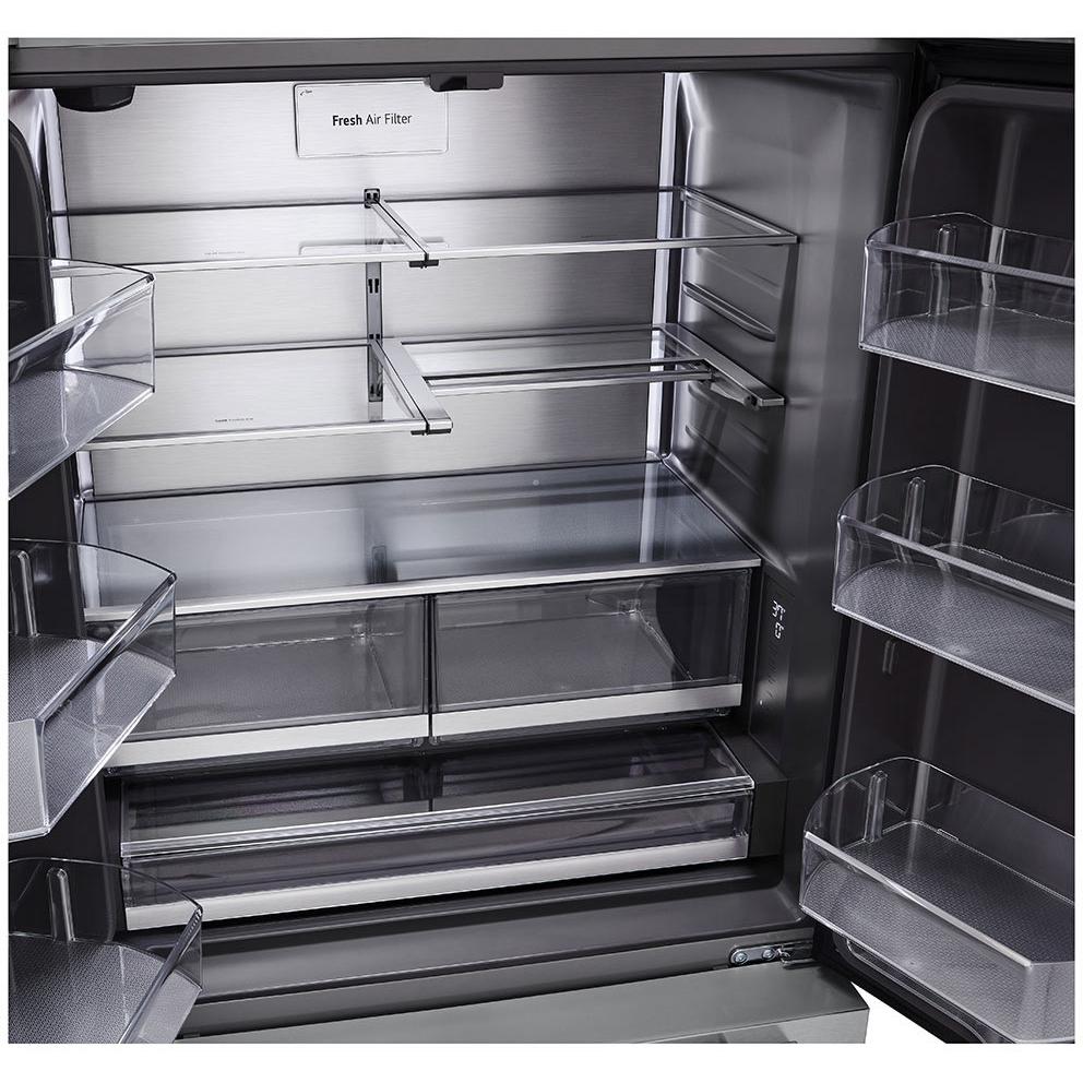 LG STUDIO Studio 36-inch, 26.5 cu.ft. Counter-Depth French 3-Door Refrigerator with ThinQ® Technology SRFB27S3 IMAGE 8