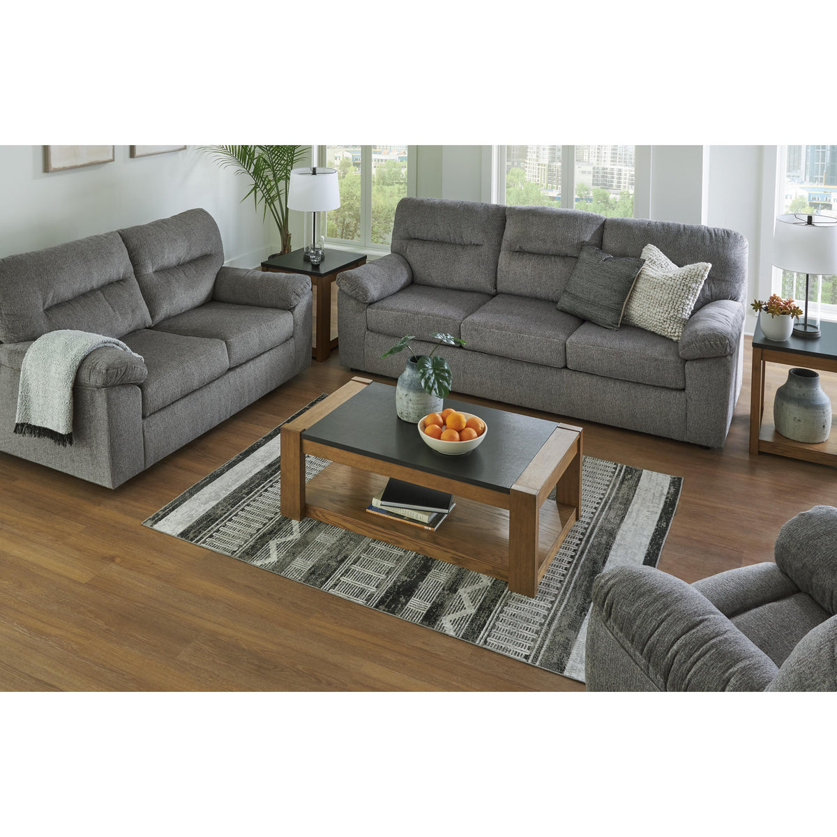Signature Design by Ashley Bindura 3030578 Glider Loveseat IMAGE 7