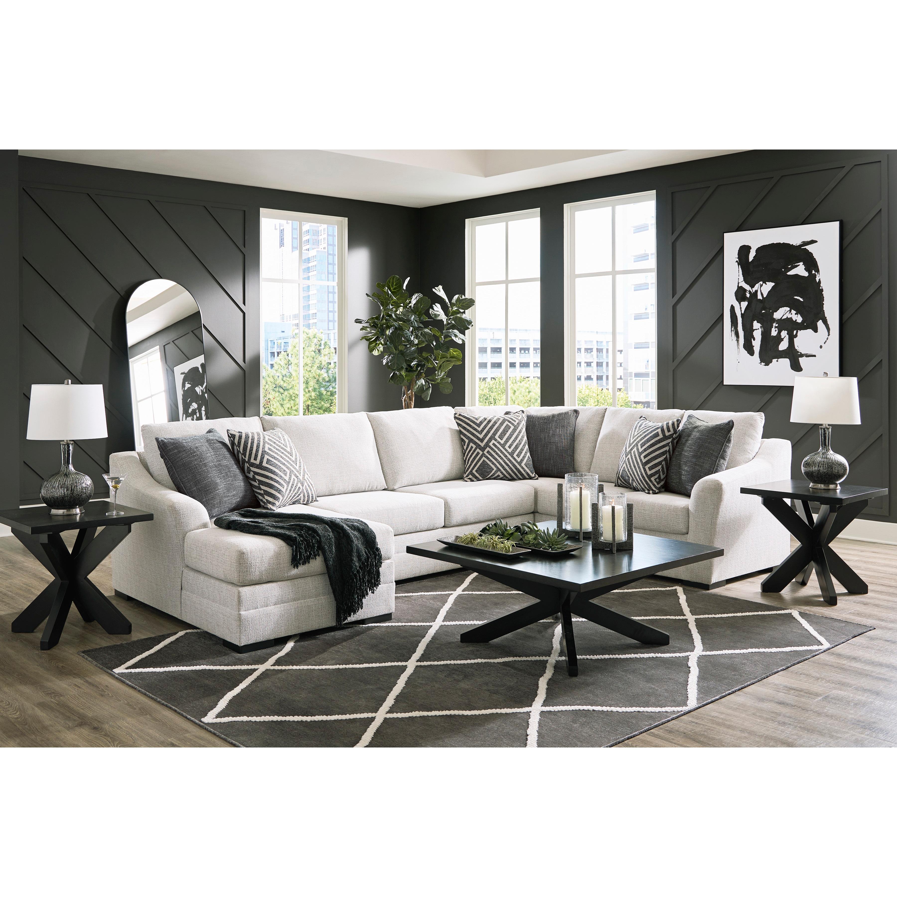 Benchcraft Koralynn 54102S1 3 pc Sectional with Chaise IMAGE 4