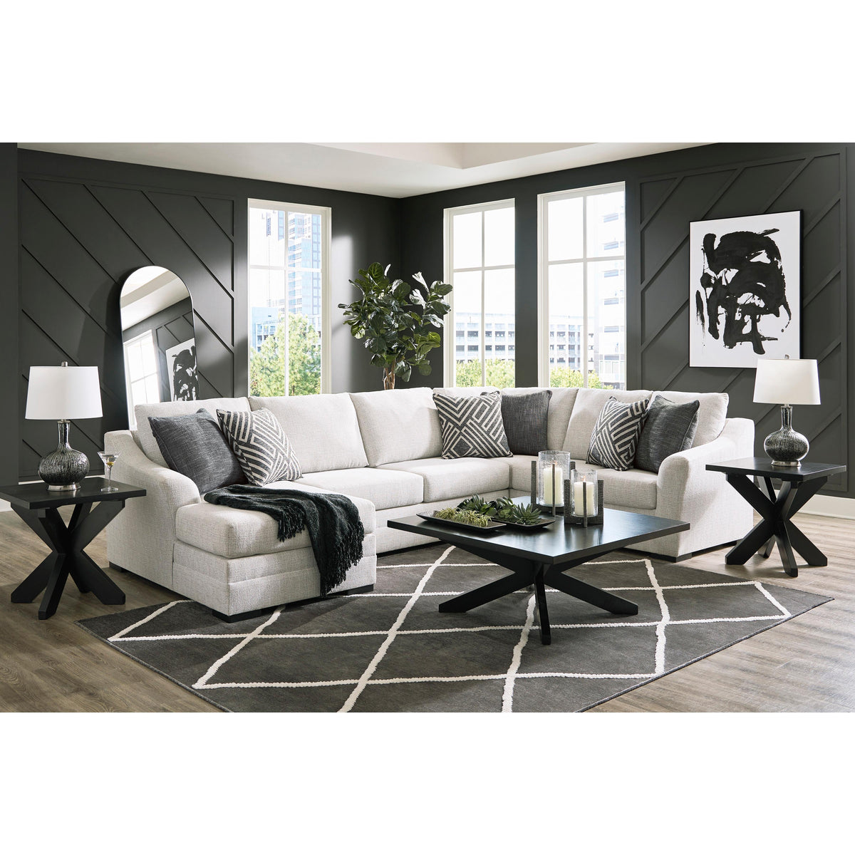 Benchcraft Koralynn 54102S1 3 pc Sectional with Chaise IMAGE 4