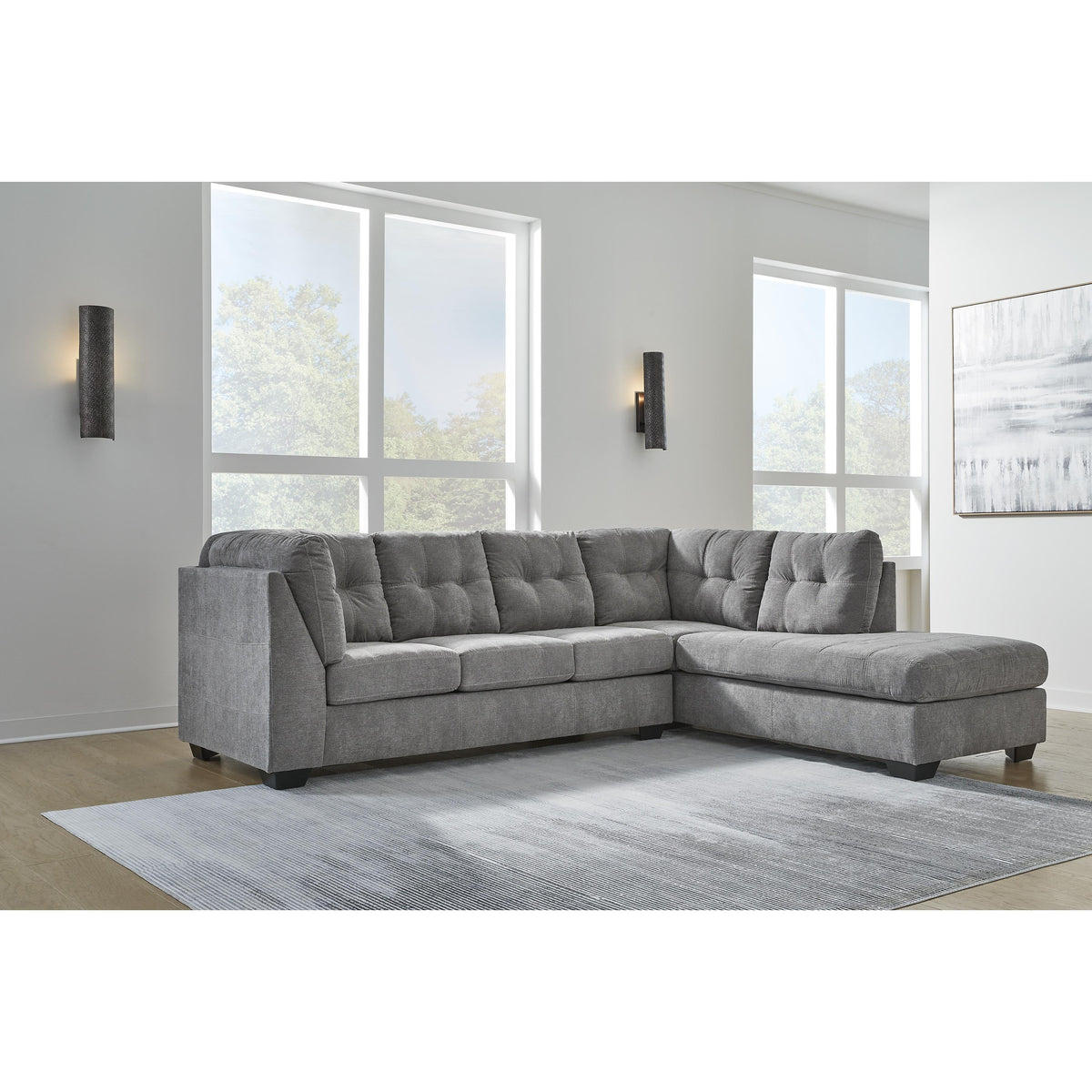 Signature Design by Ashley Marleton 55305S2 2 pc Sectional with Chaise IMAGE 3
