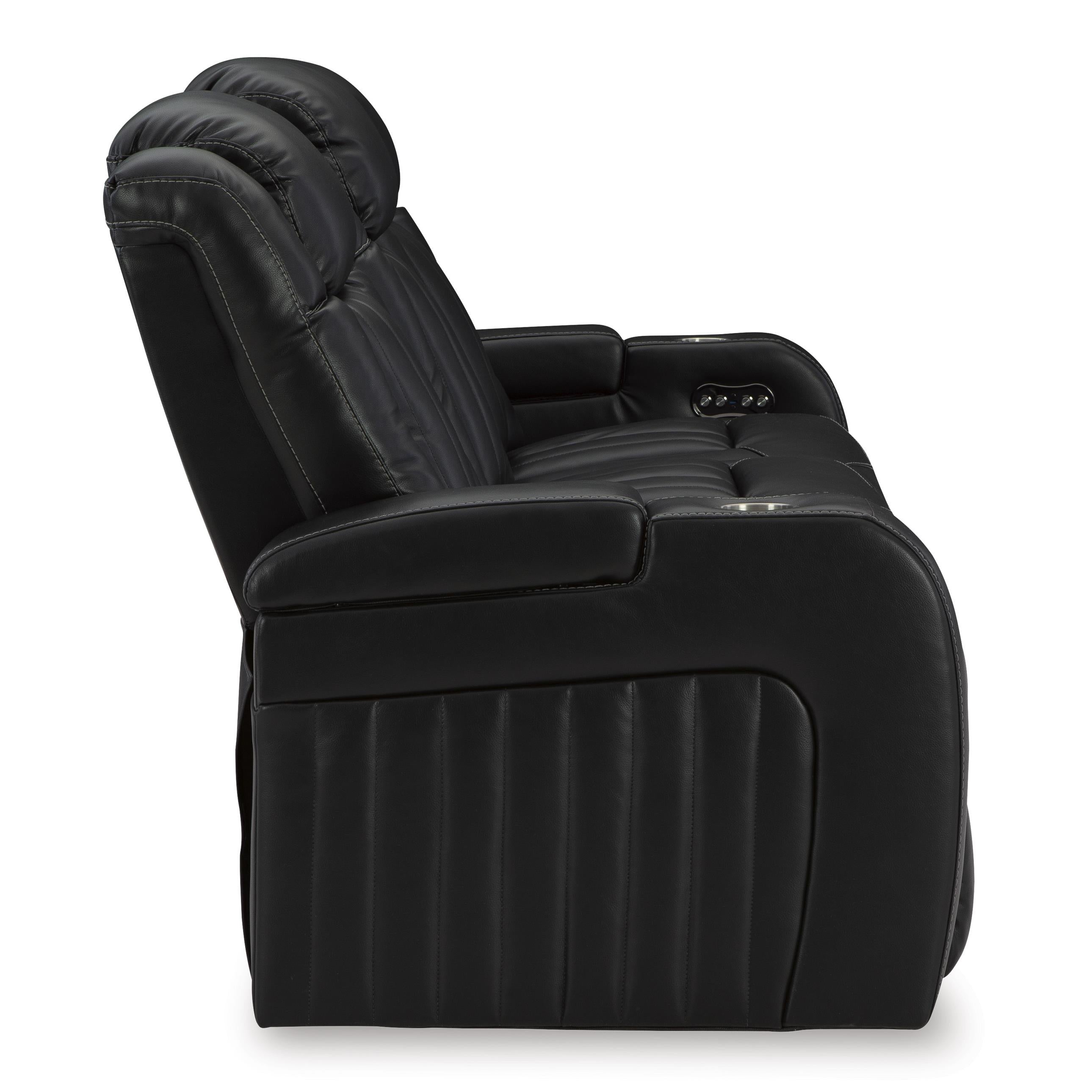 Signature Design by Ashley Caveman Den 9070315 Power Reclining Sofa with Adjustable Headrest IMAGE 4