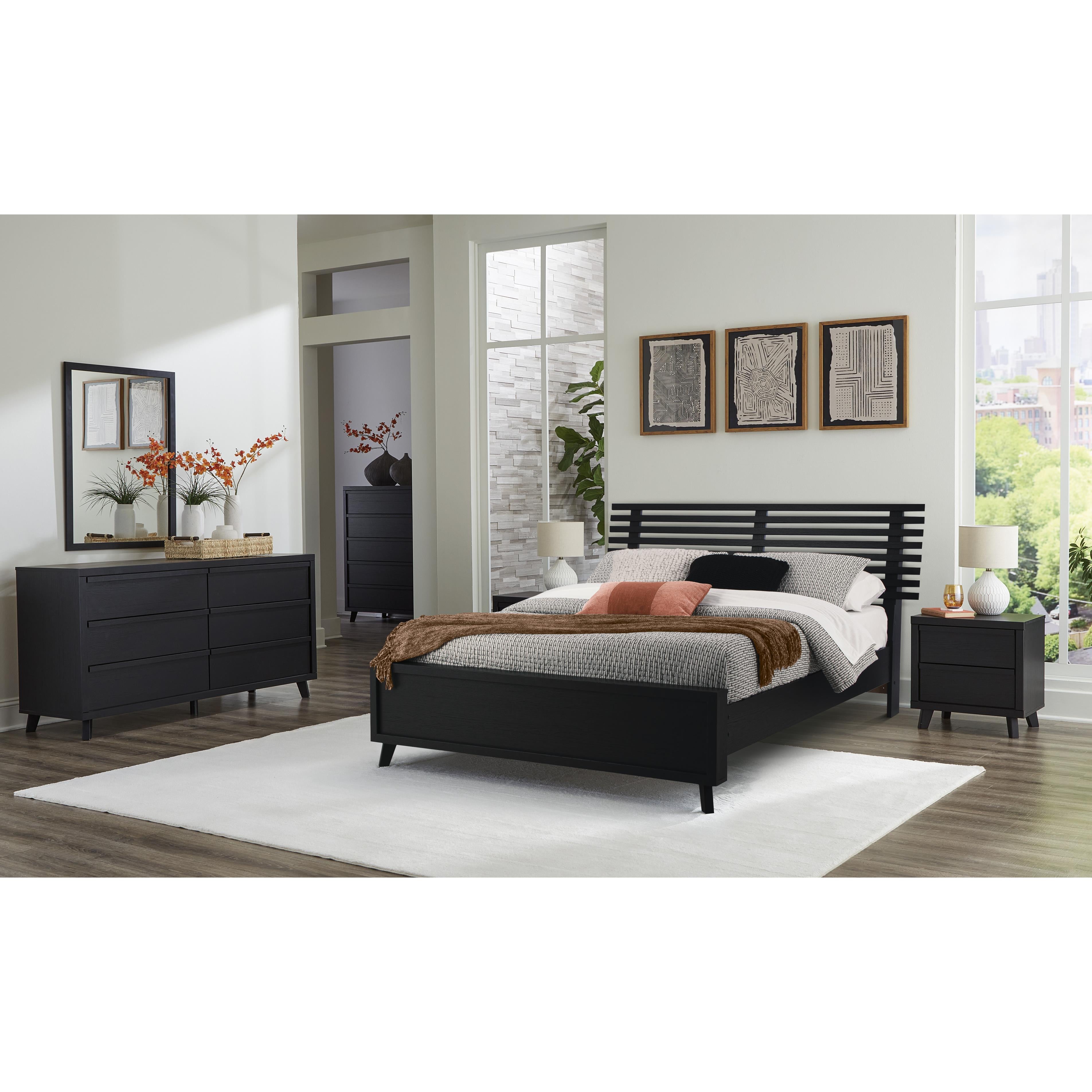 Signature Design by Ashley Danziar B1013B4 Queen Slat Panel Bed IMAGE 7