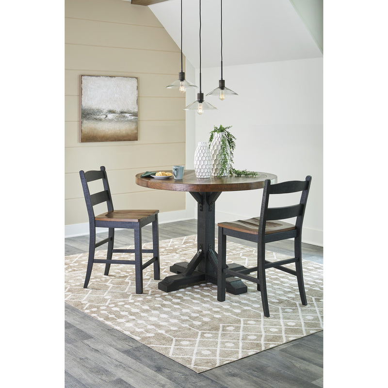 Signature Design by Ashley Round Valebeck Counter Height Dining Table D546-23B/D546-23T IMAGE 11