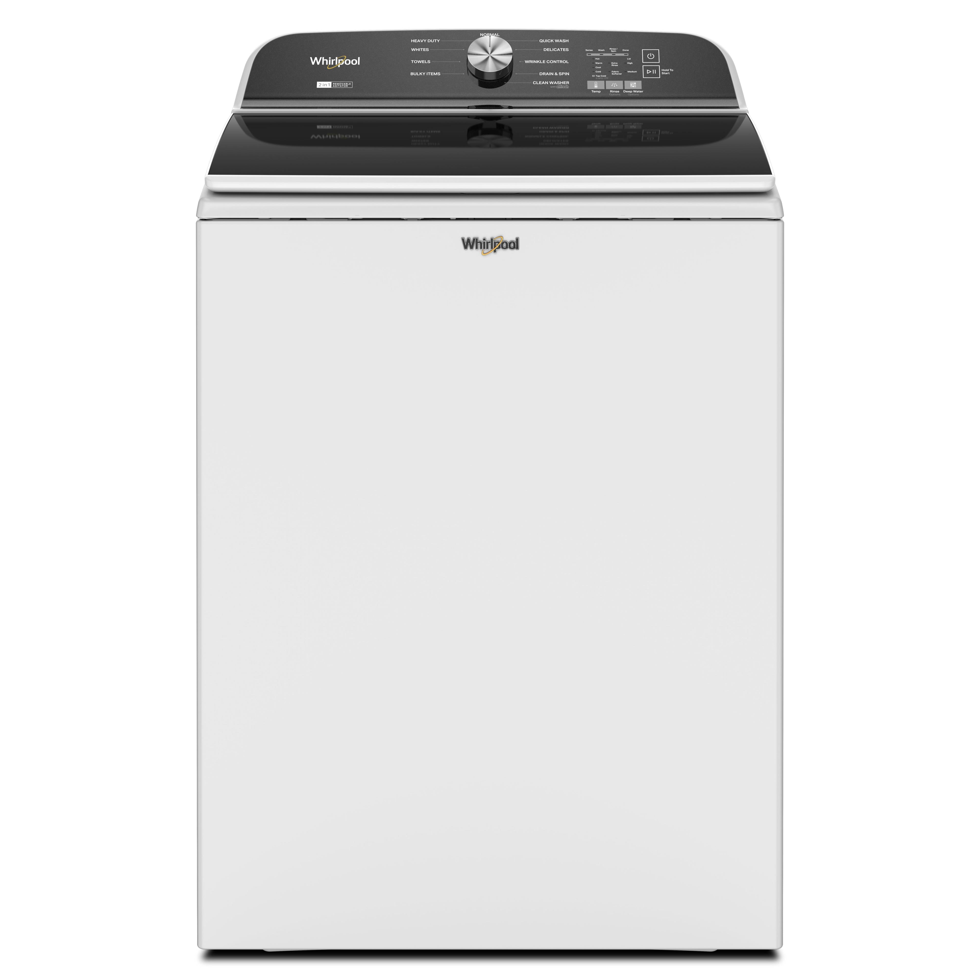 Whirlpool 6.0 cu. ft. Top Loading Washer with Removable Agitator WTW6157PW IMAGE 1