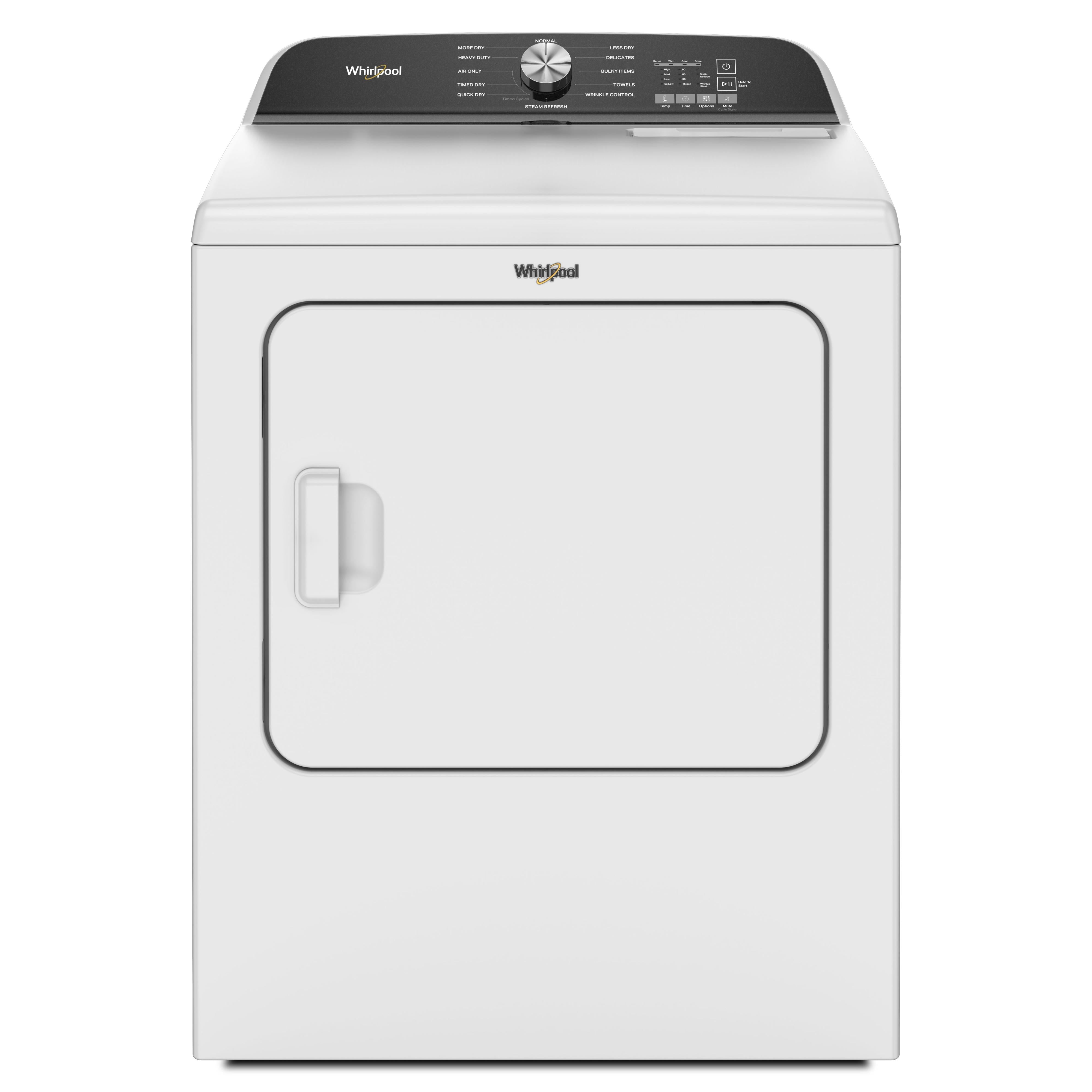 Whirlpool 7.0 cu.ft Gas Dryer with SteamFresh® Cycle WGD6150PW IMAGE 1