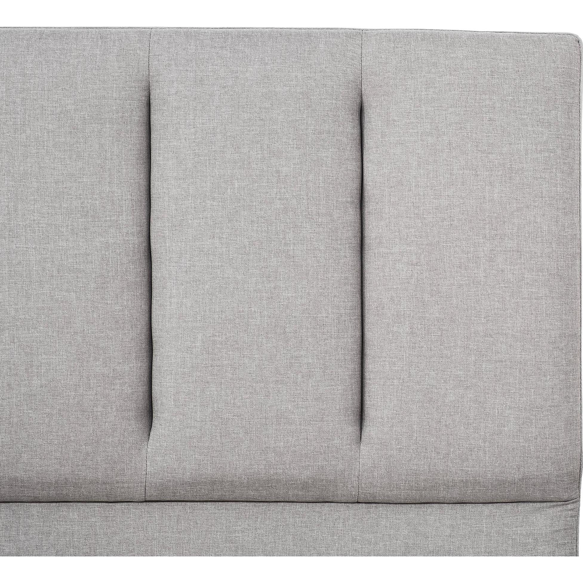 Primo International Ann King Upholstered Platform Bed - Stone IMAGE 3