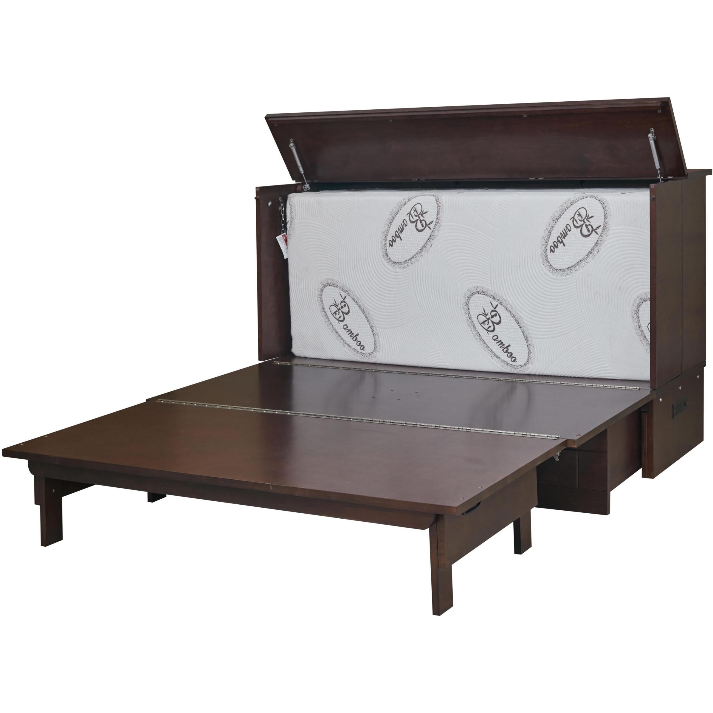 Cabinet Bed Aztec Queen Cabinet Bed - Espresso IMAGE 5