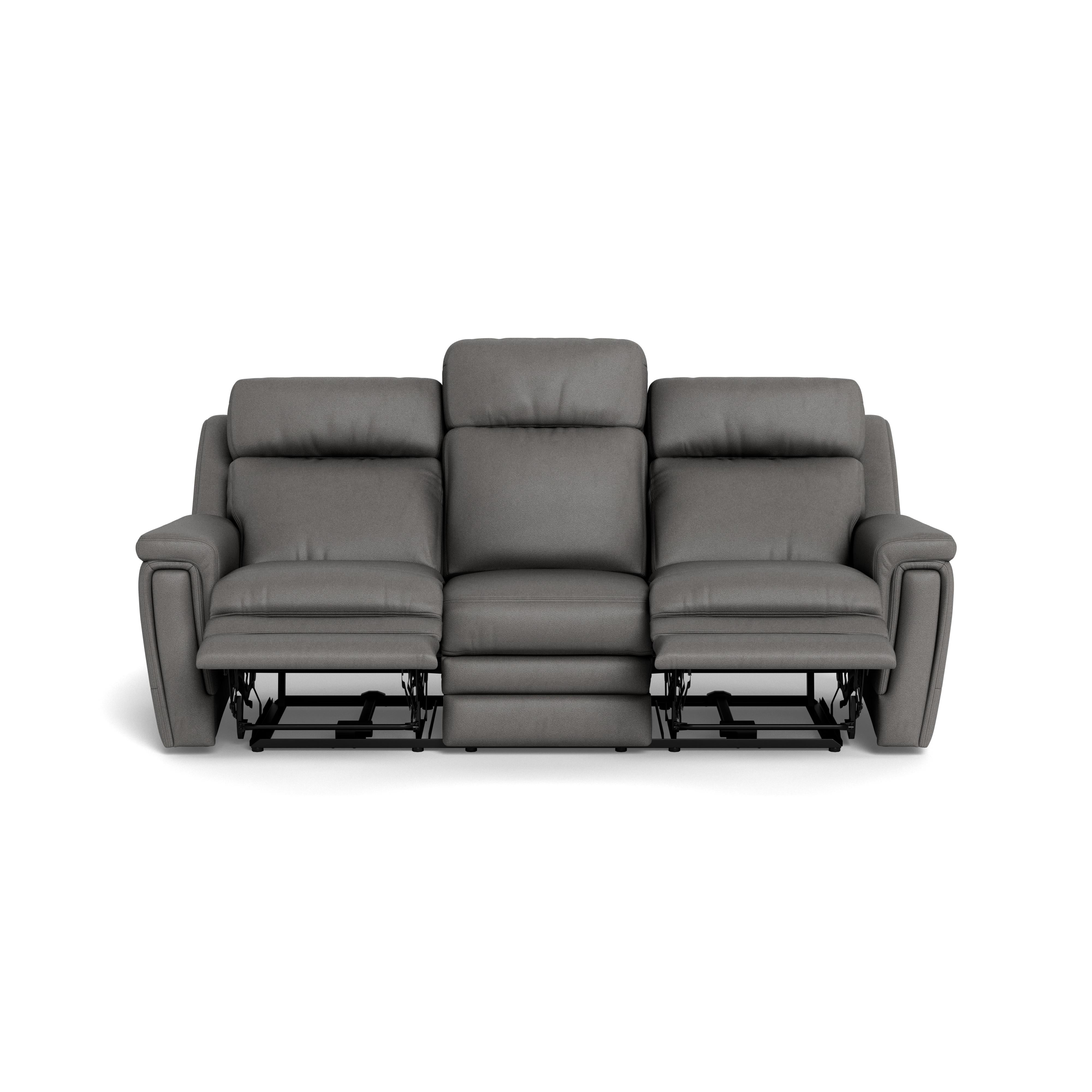 Palliser Asher 41065-L6 Power Reclining Sofa with Lumbar Support - Bali Rainstorm Match IMAGE 2