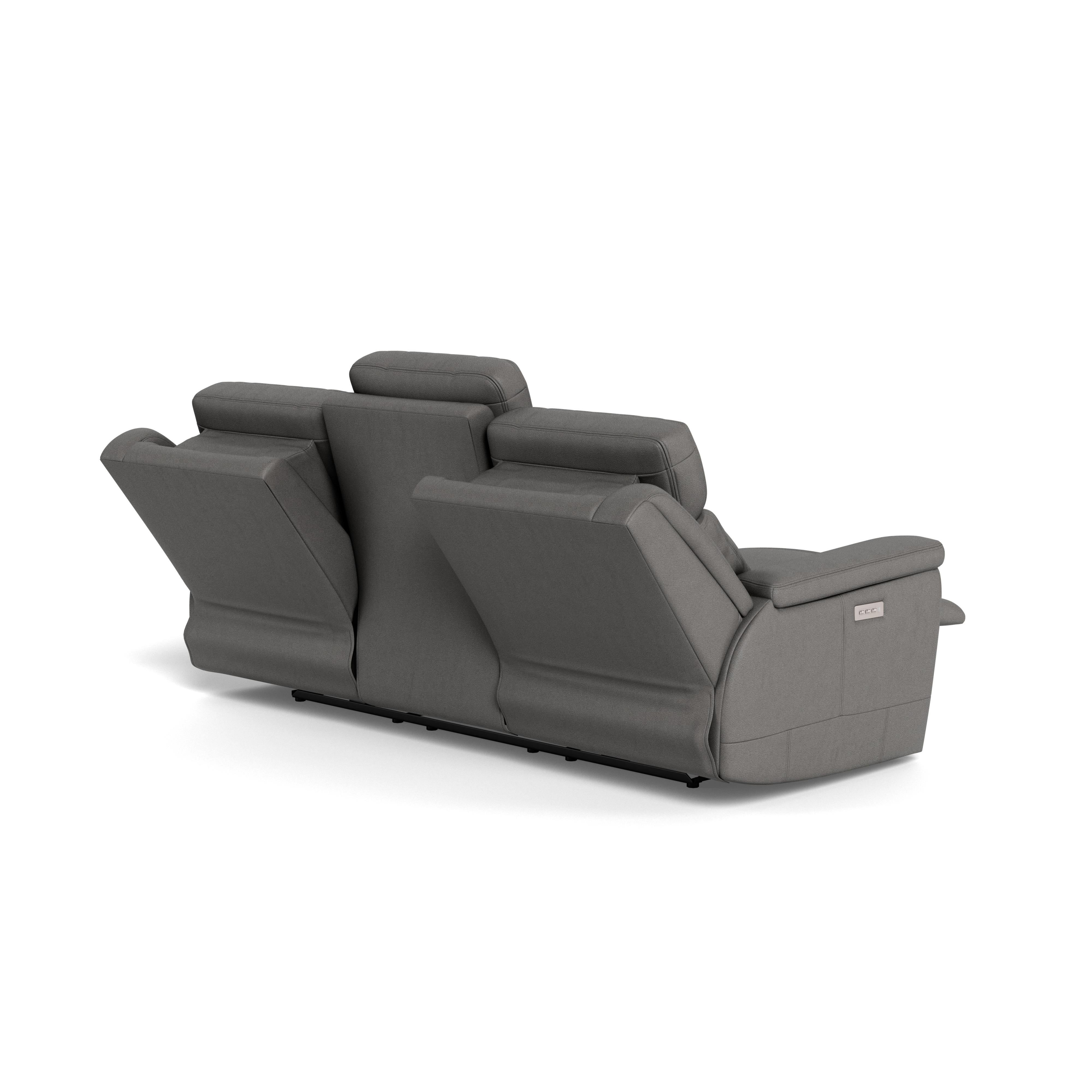 Palliser Asher 41065-L6 Power Reclining Sofa with Lumbar Support - Bali Rainstorm Match IMAGE 8